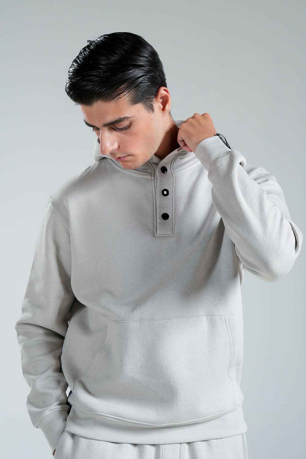 Button-Up Hoodie