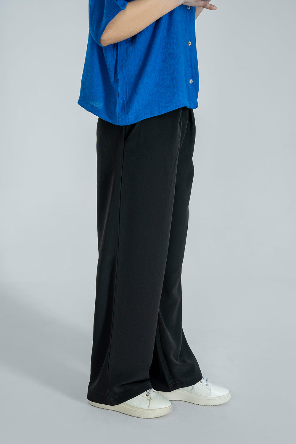 Pleated Wide Leg Pants