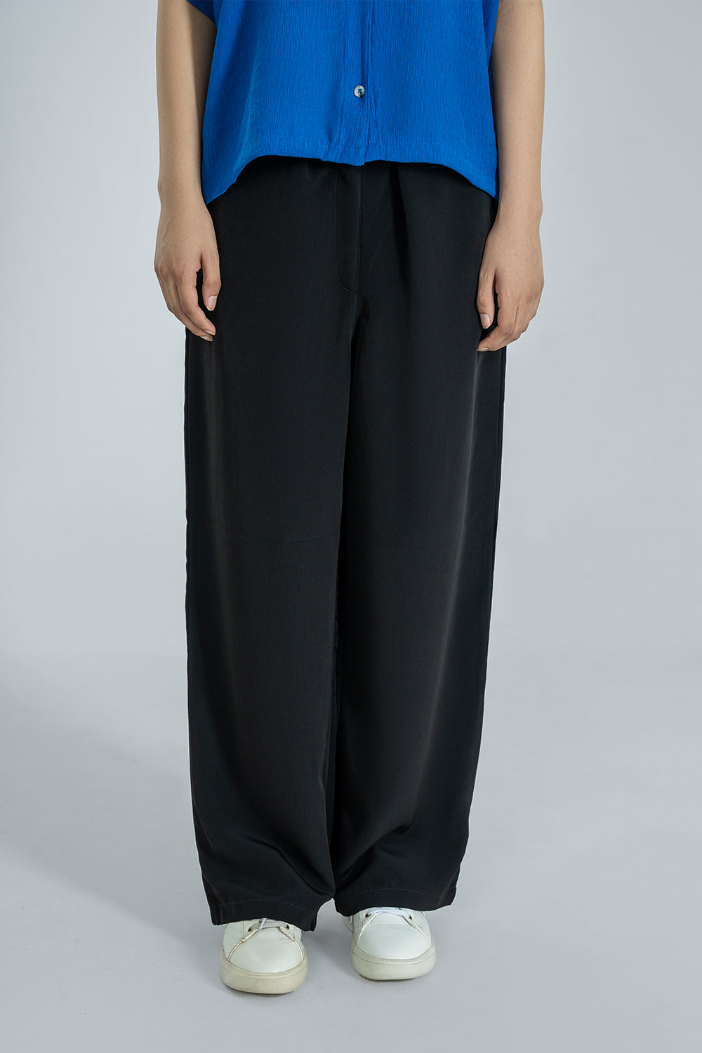 Pleated Wide Leg Pants