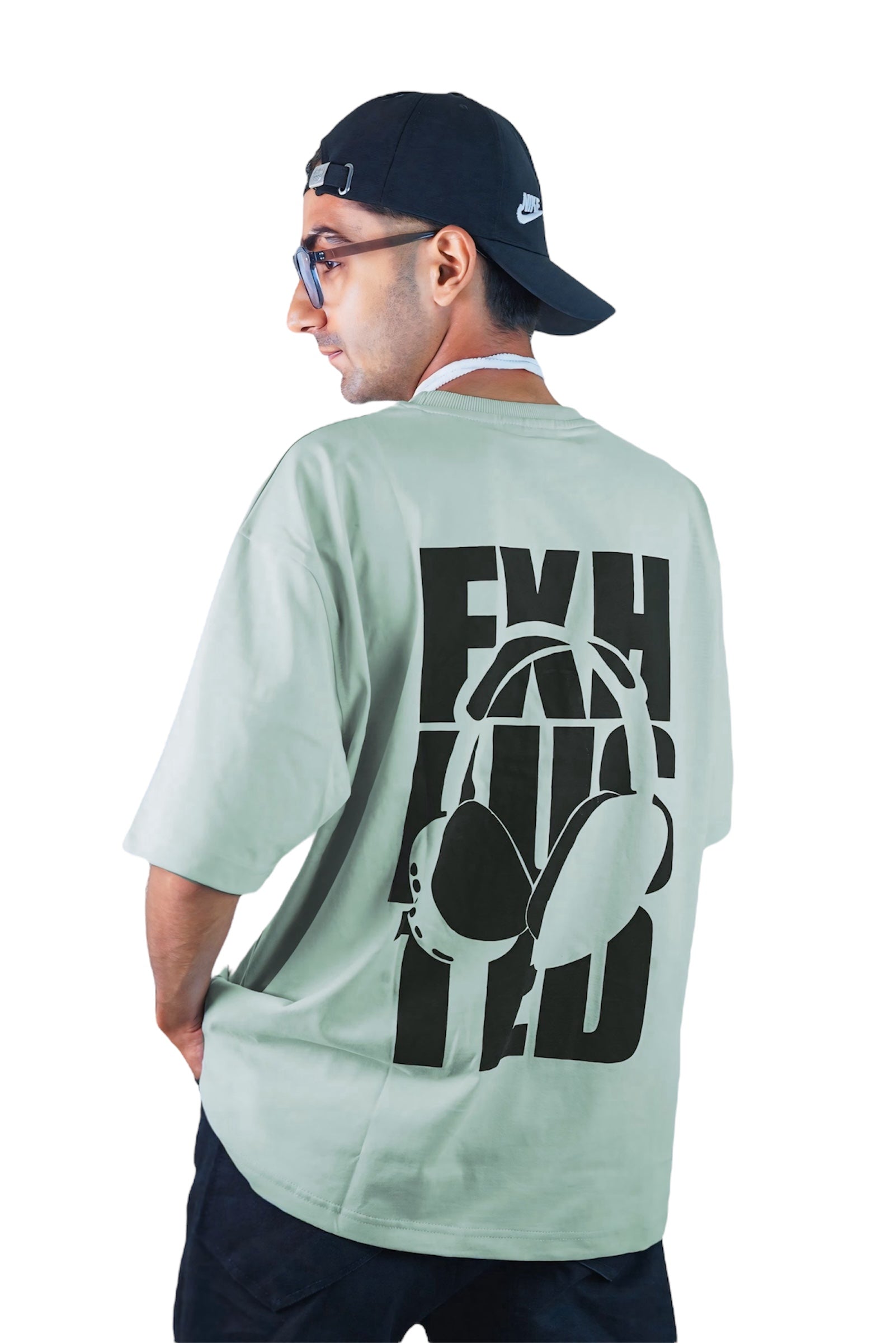 EXHAUSTED TALES LIME GREEN TEE