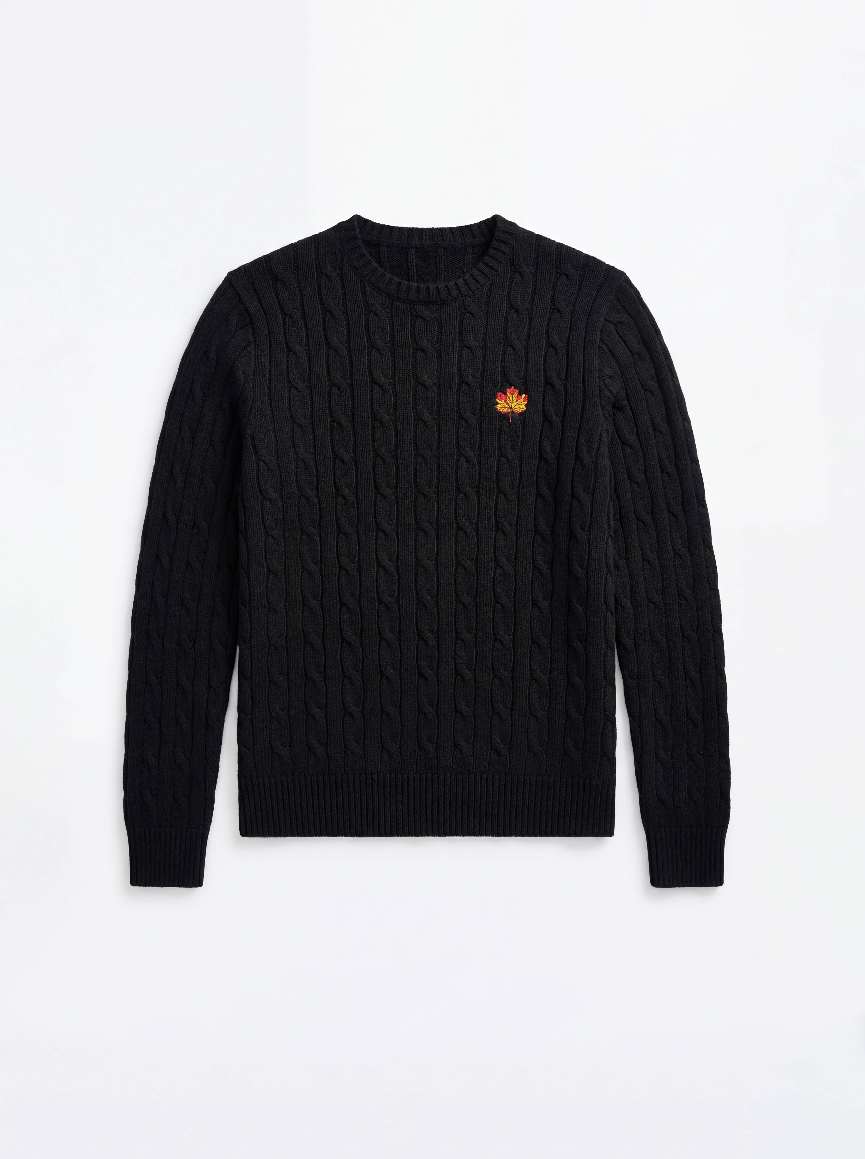 Hand Knitted Sweater Black