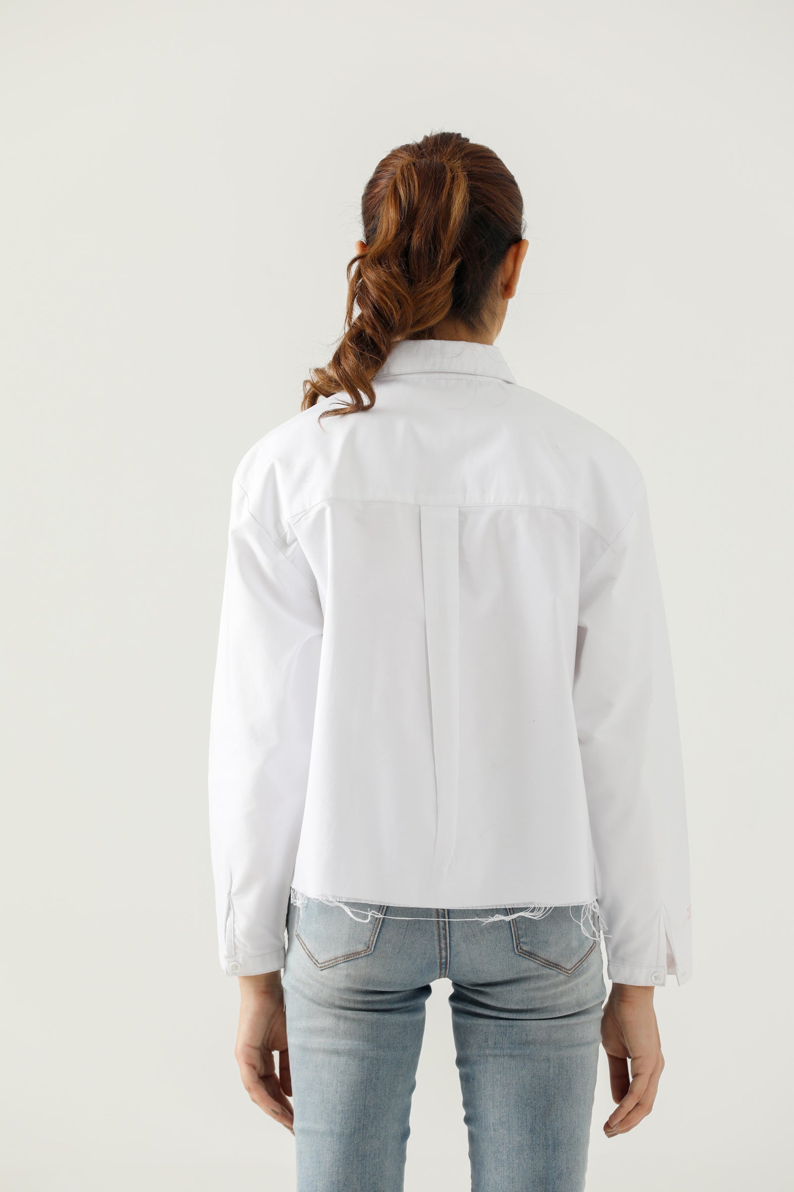 White Ripped Shirt
