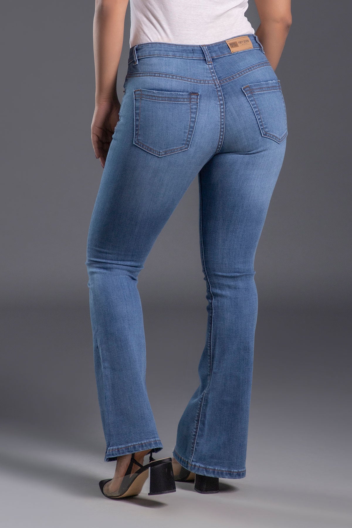 Provocative Ripped Bootcut Jeans