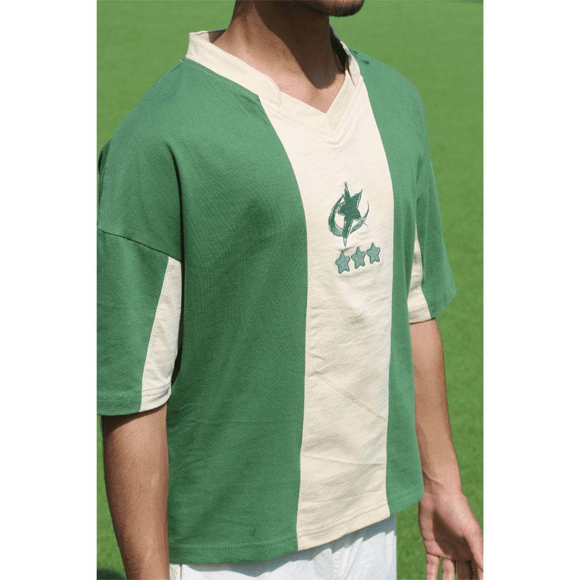 UNISEX Green Everyday Wear Soccer Jersey