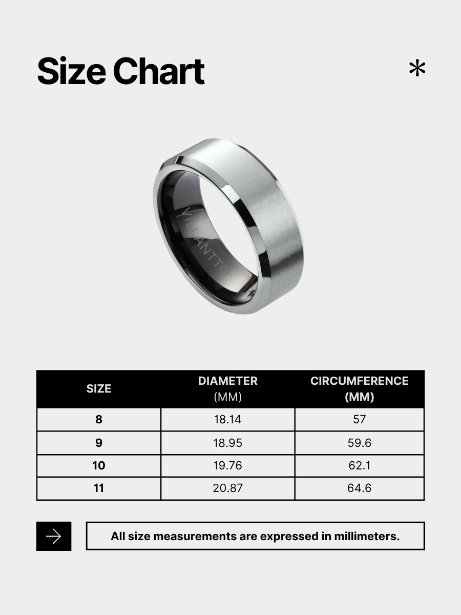 TUNGSTEN RING - SILVER
