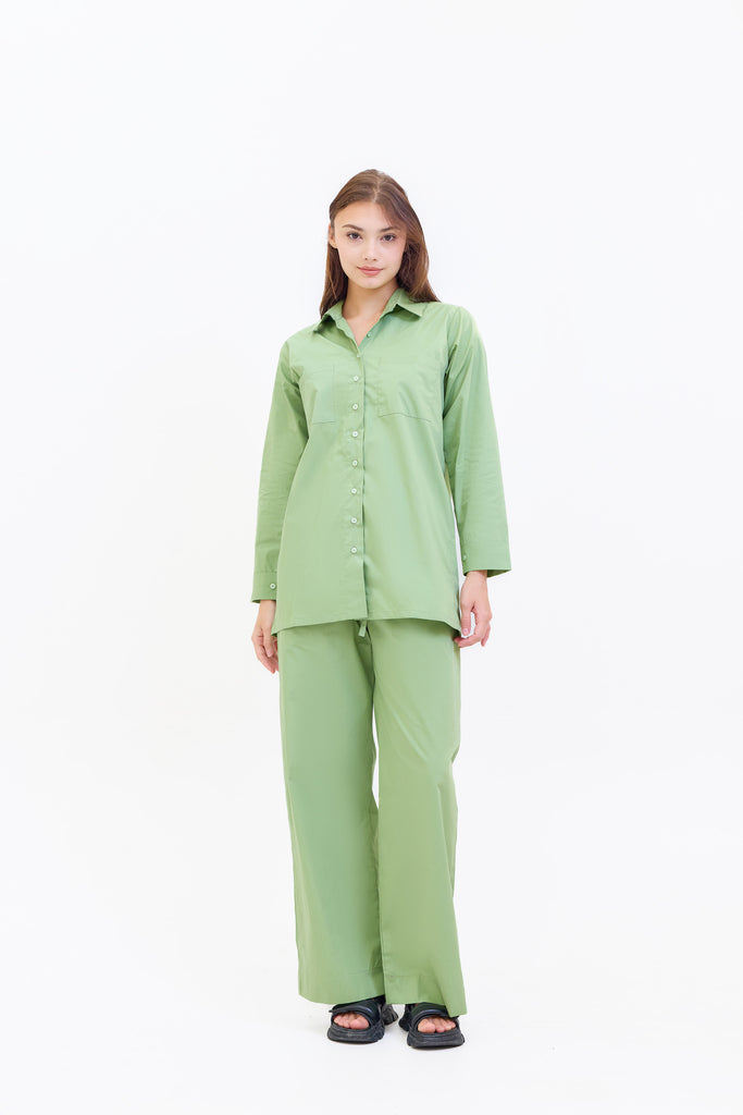 Mona Two Piece Pistachio Suit