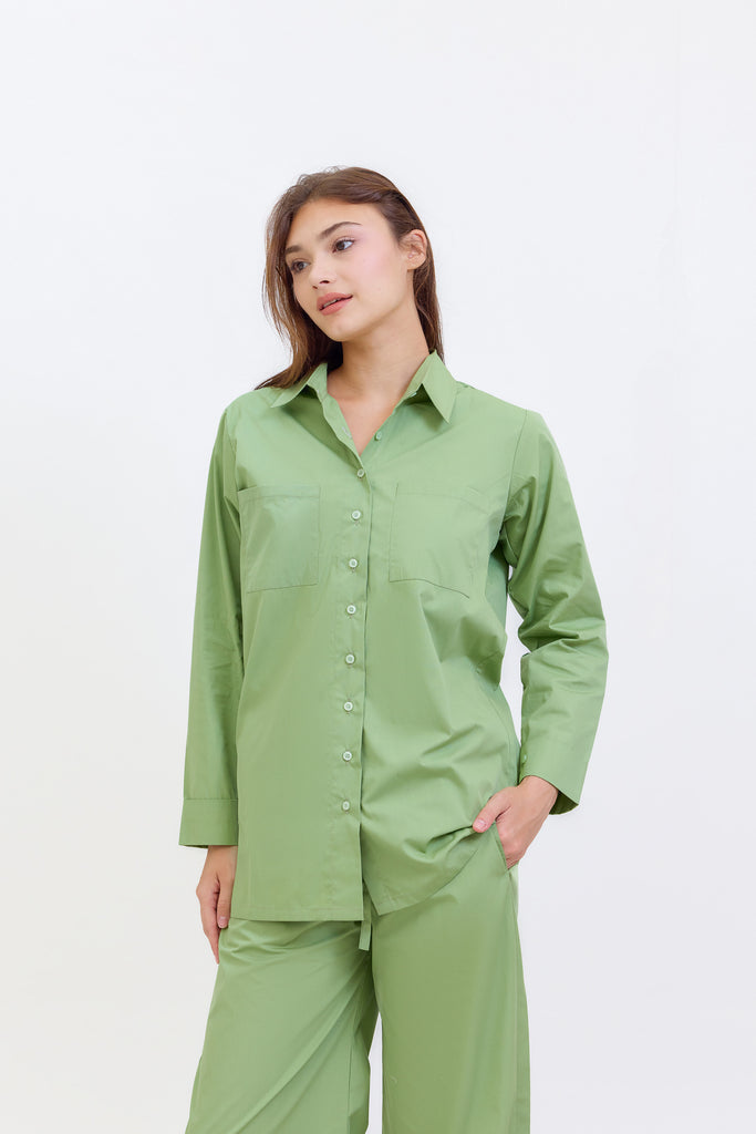 Mona Two Piece Pistachio Suit