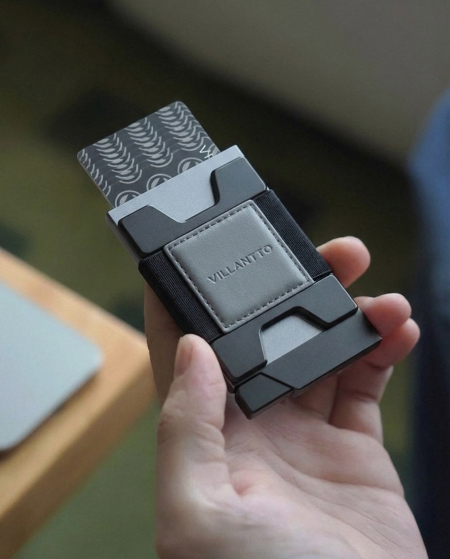 ALUMINUM SMART WALLET PRO - SPACE GRAY