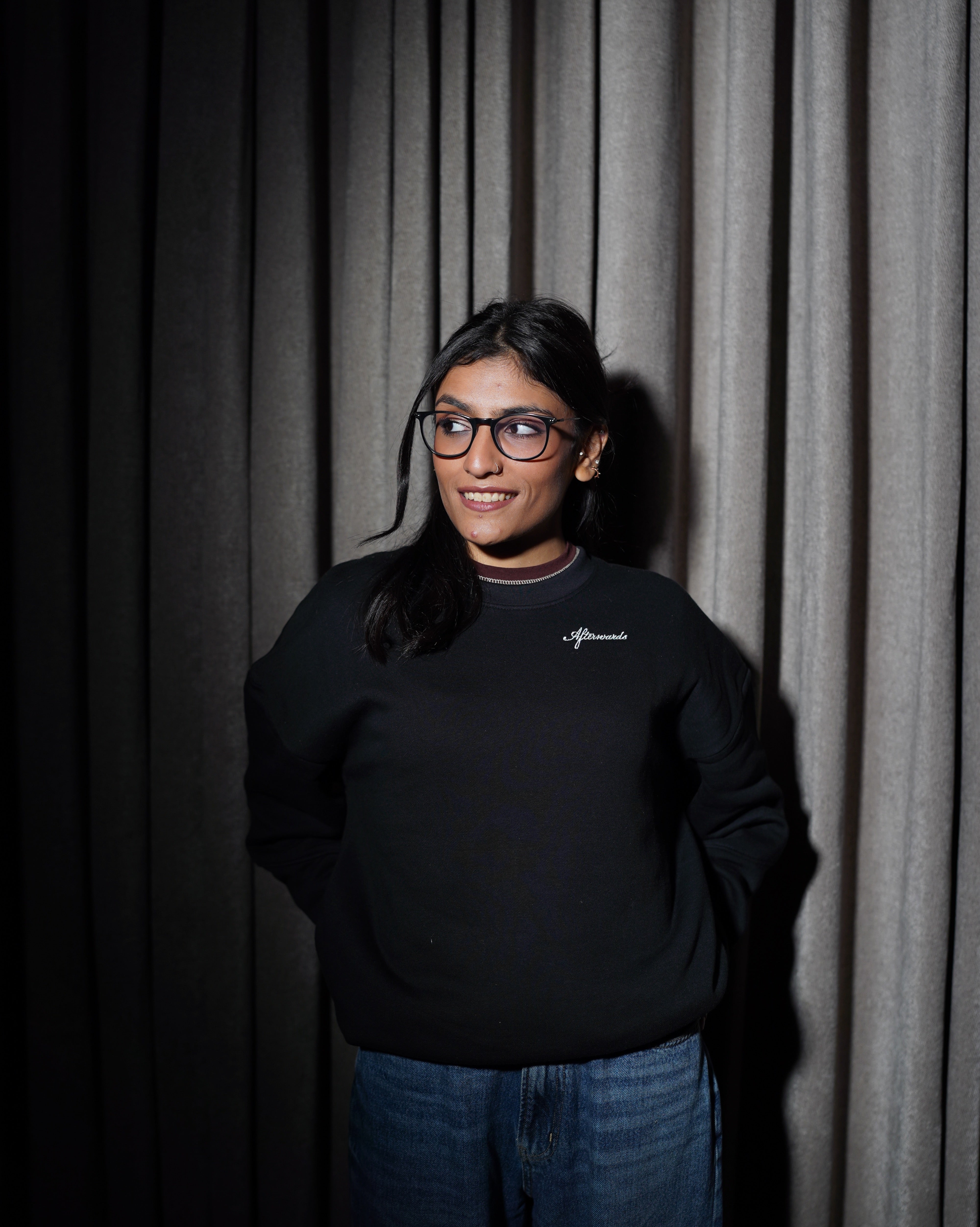 Oversized Sweatshirt / Black