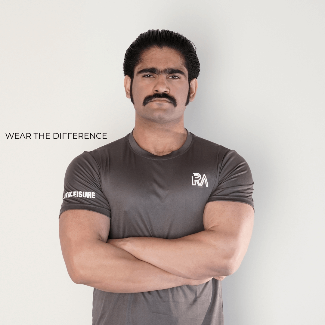 Flexfit active tee (brownish grey)
