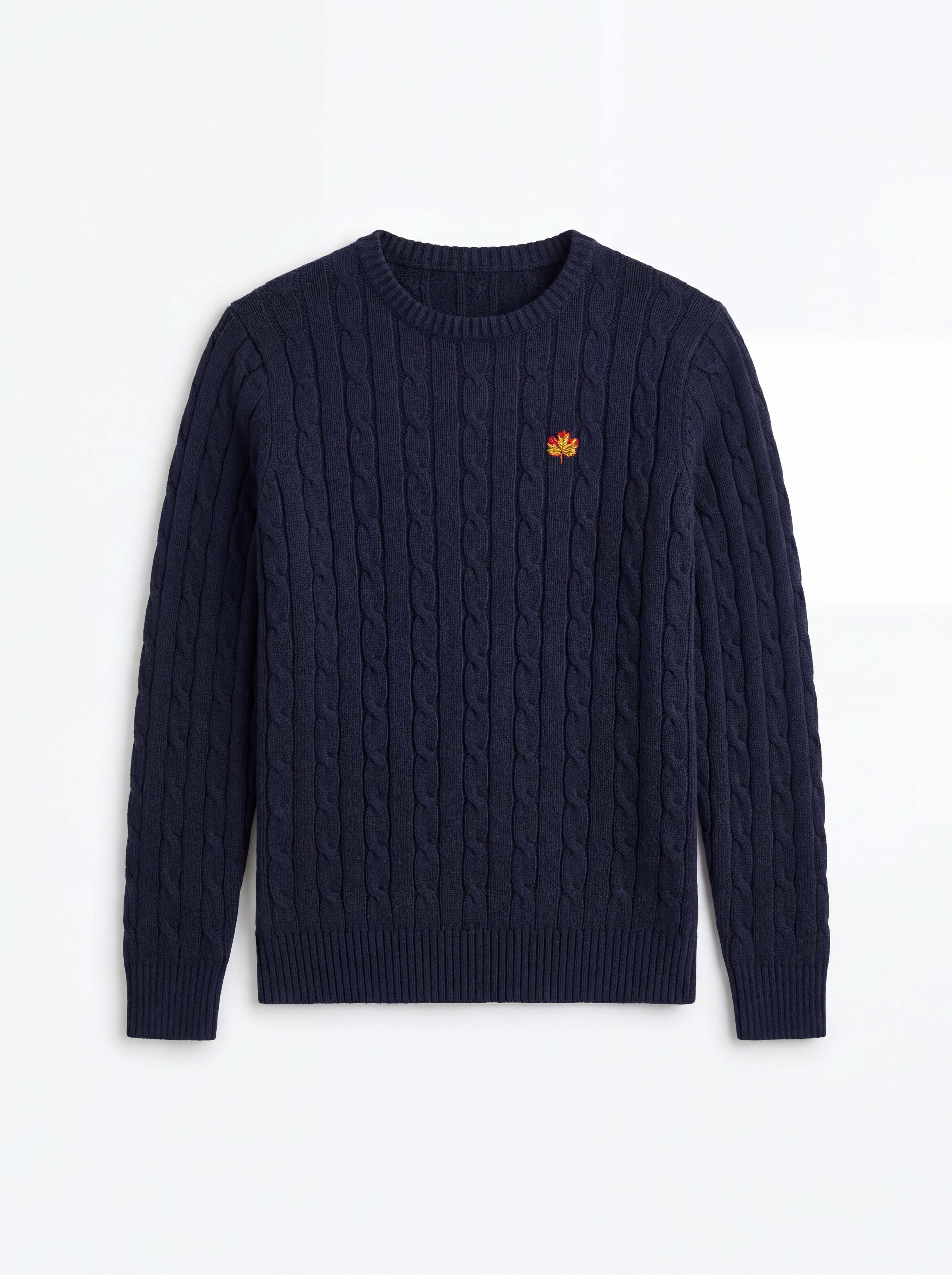 Hand Knitted Sweater Blue