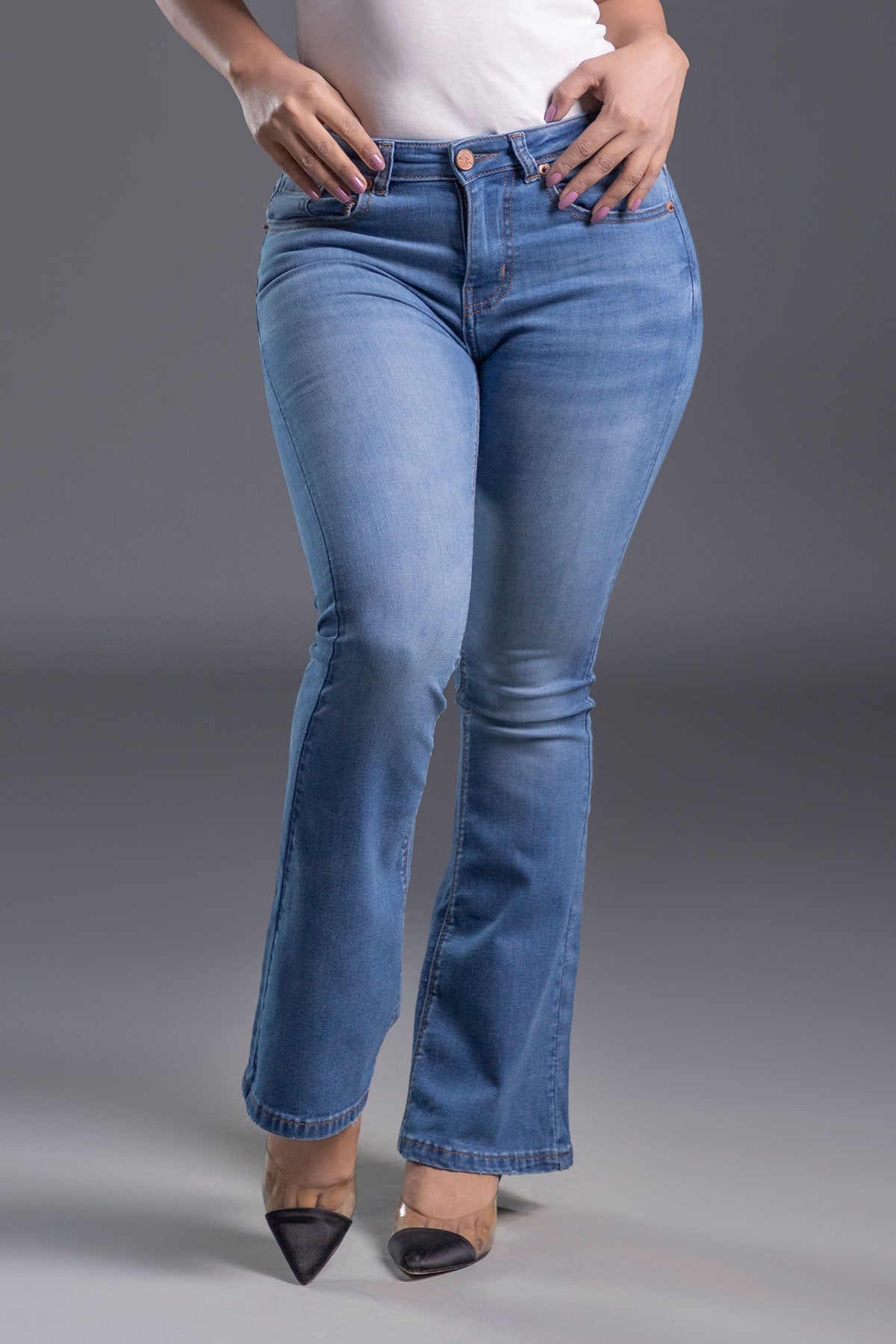 Light Blue Buster Bootcut Jeans