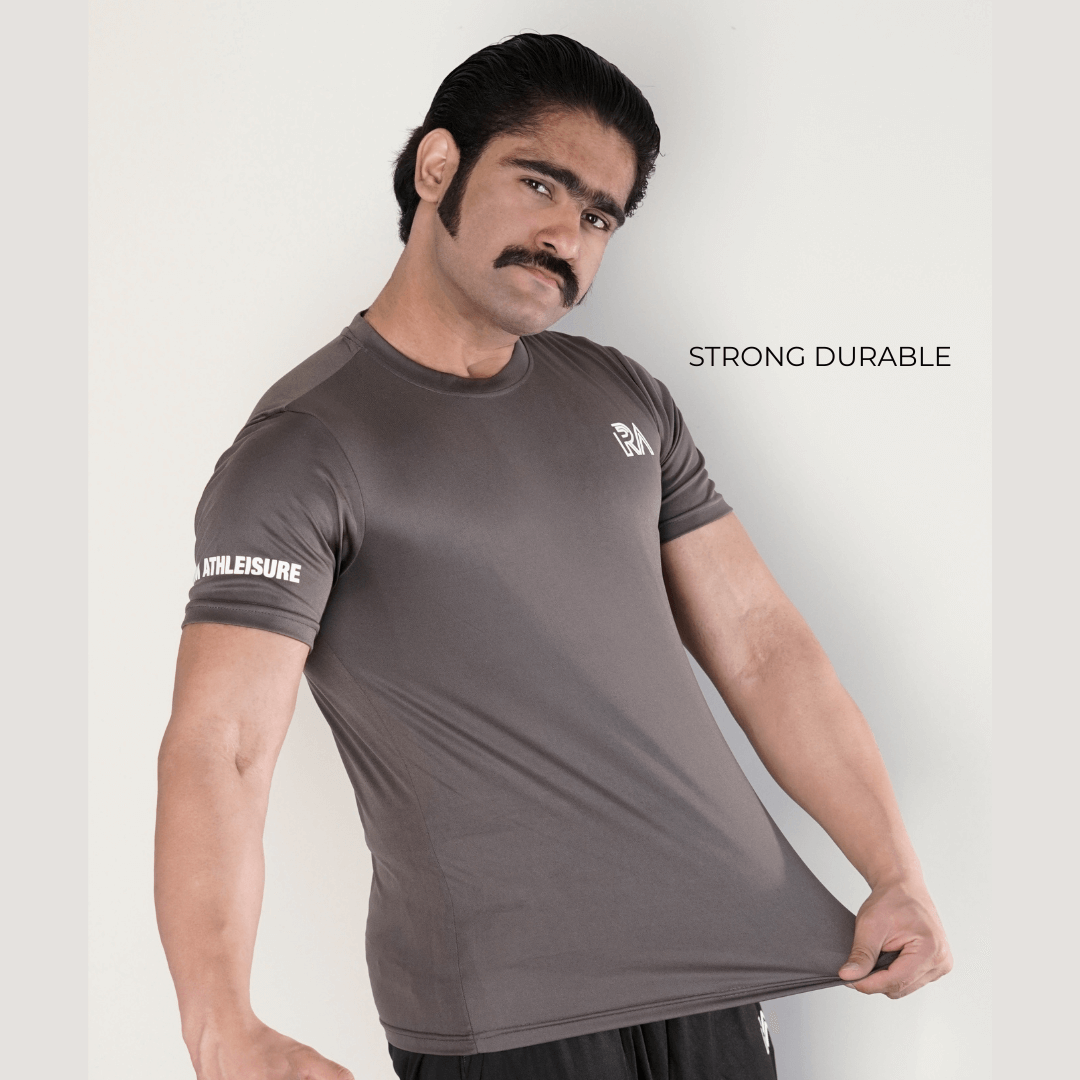 Flexfit active tee (brownish grey)
