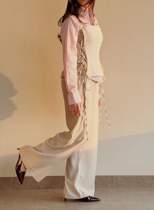 Beige Matching Separates | corset