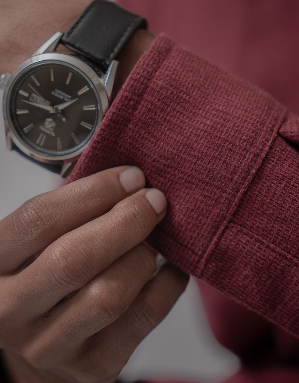 Maroon Button Down