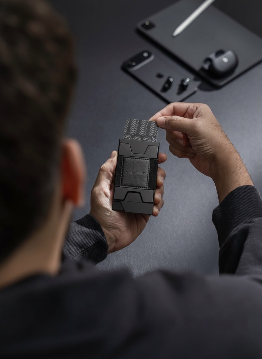ALUMINUM SMART WALLET PRO - CLASSIC BLACK