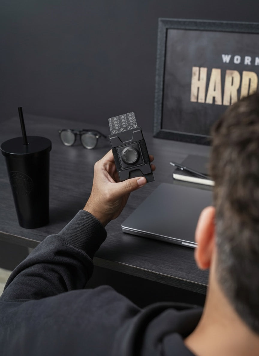 ALUMINUM SMART WALLET PRO - CLASSIC BLACK