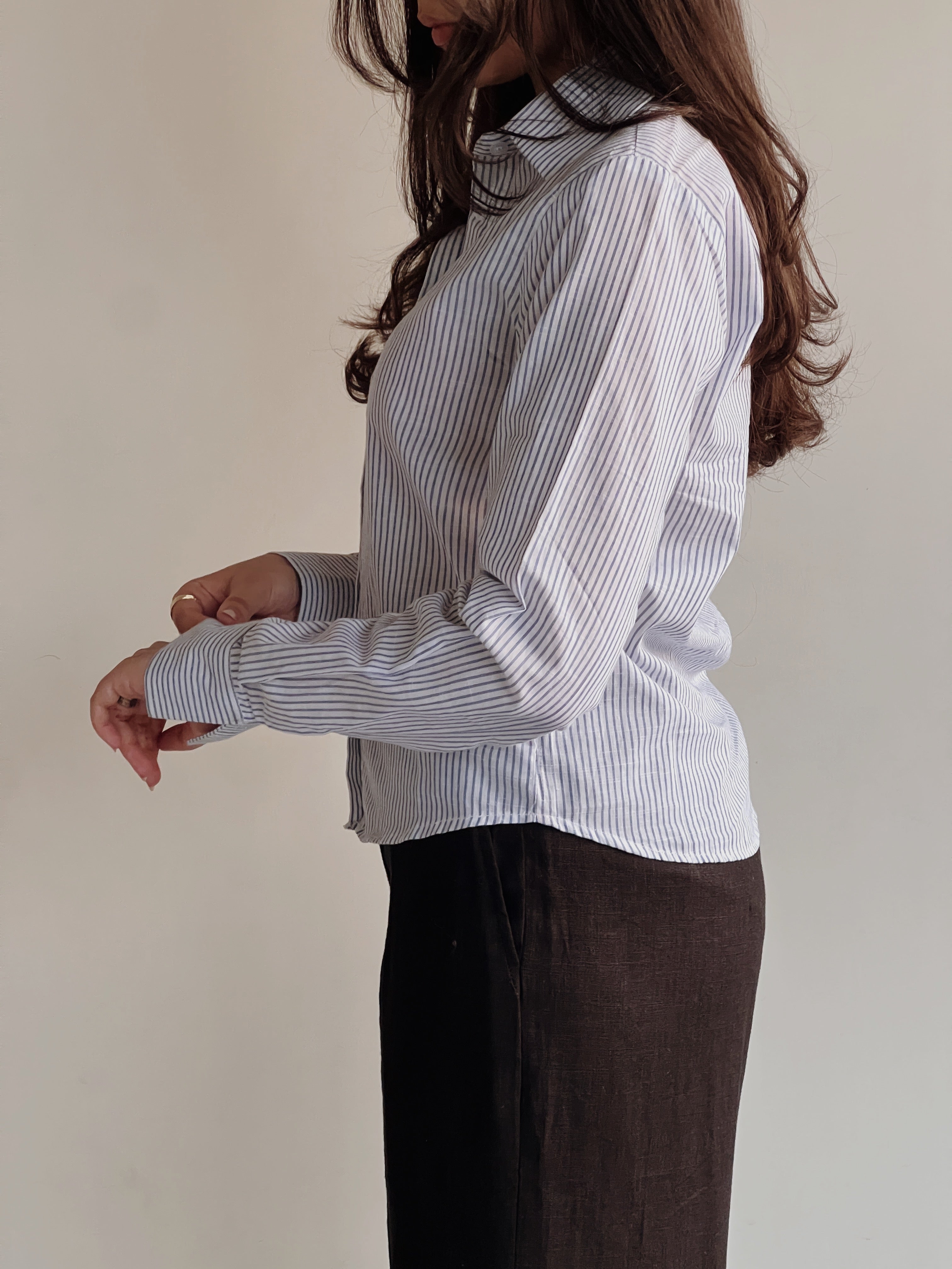 Blue Stripes Button-down