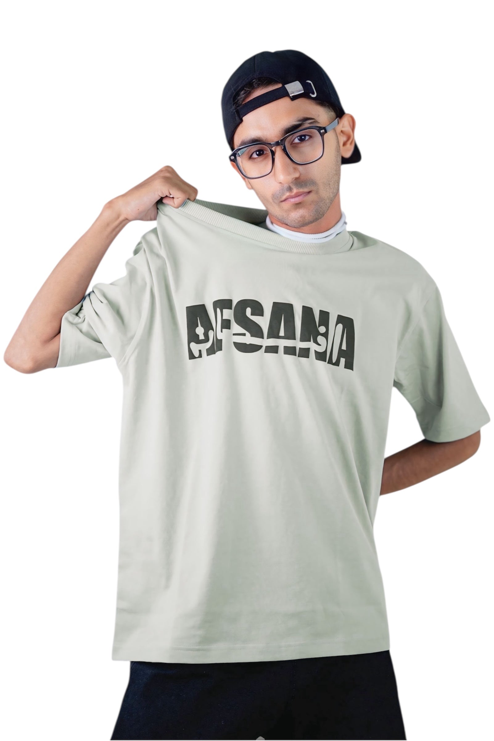 EXHAUSTED TALES LIME GREEN TEE