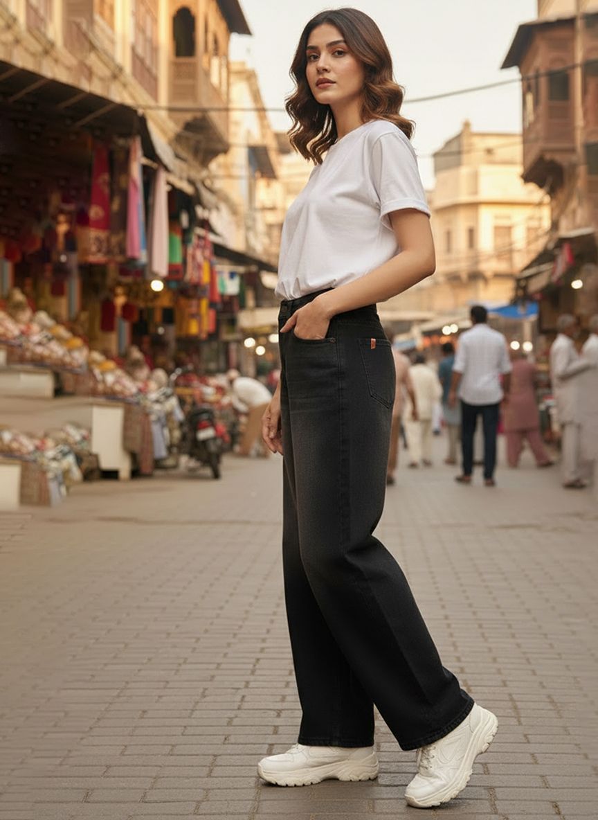 Rogue Black Jeans-Women