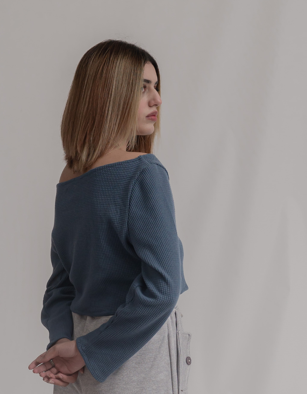Boat Neck Crop Top