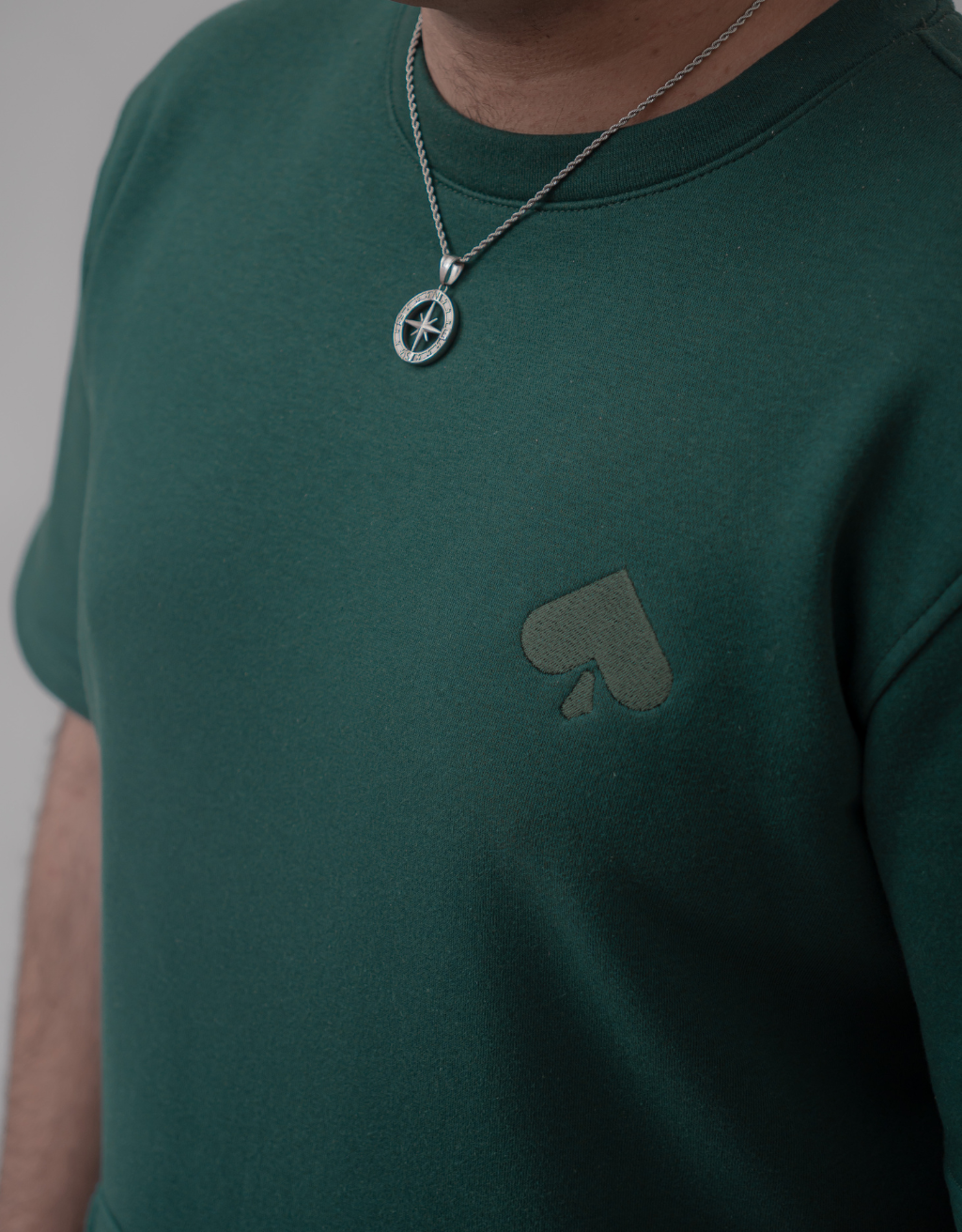 Fleece Round-Neck T-shirt