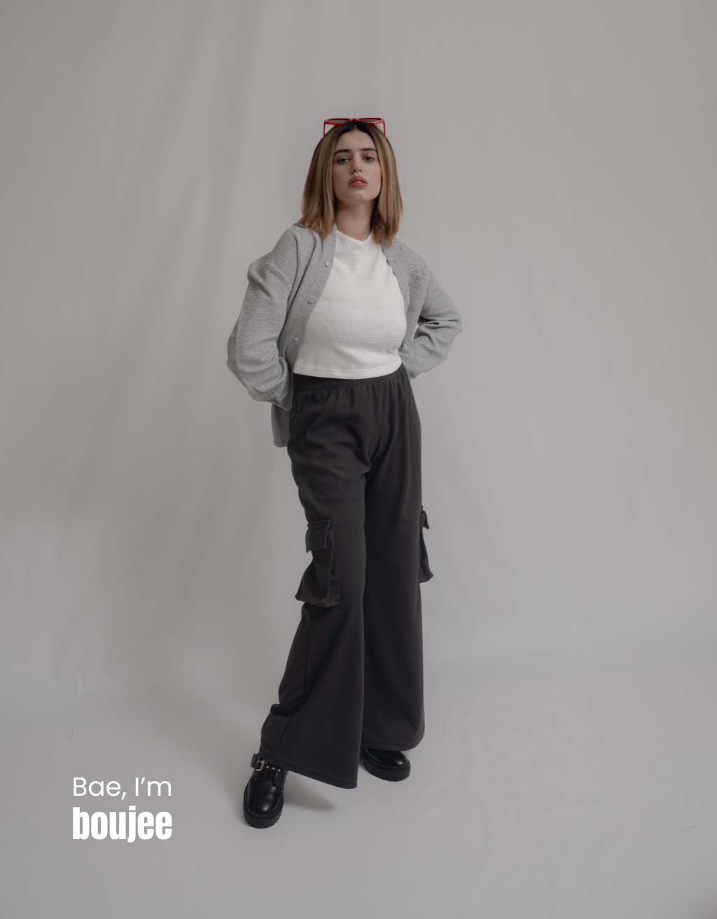 Light Gray Button-Down Shirt