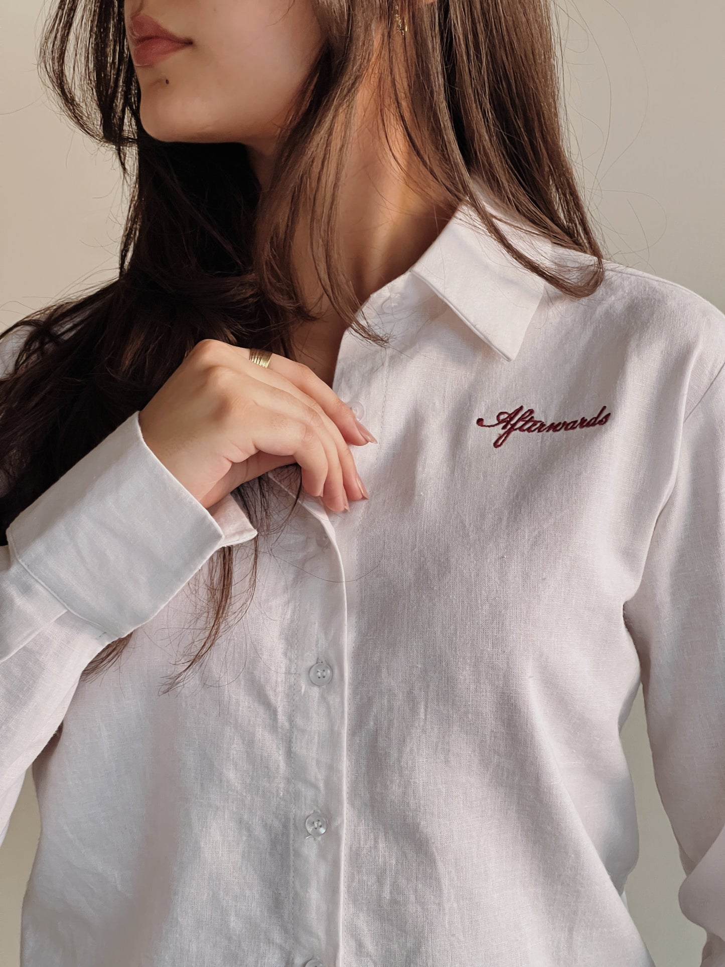 White Button-down