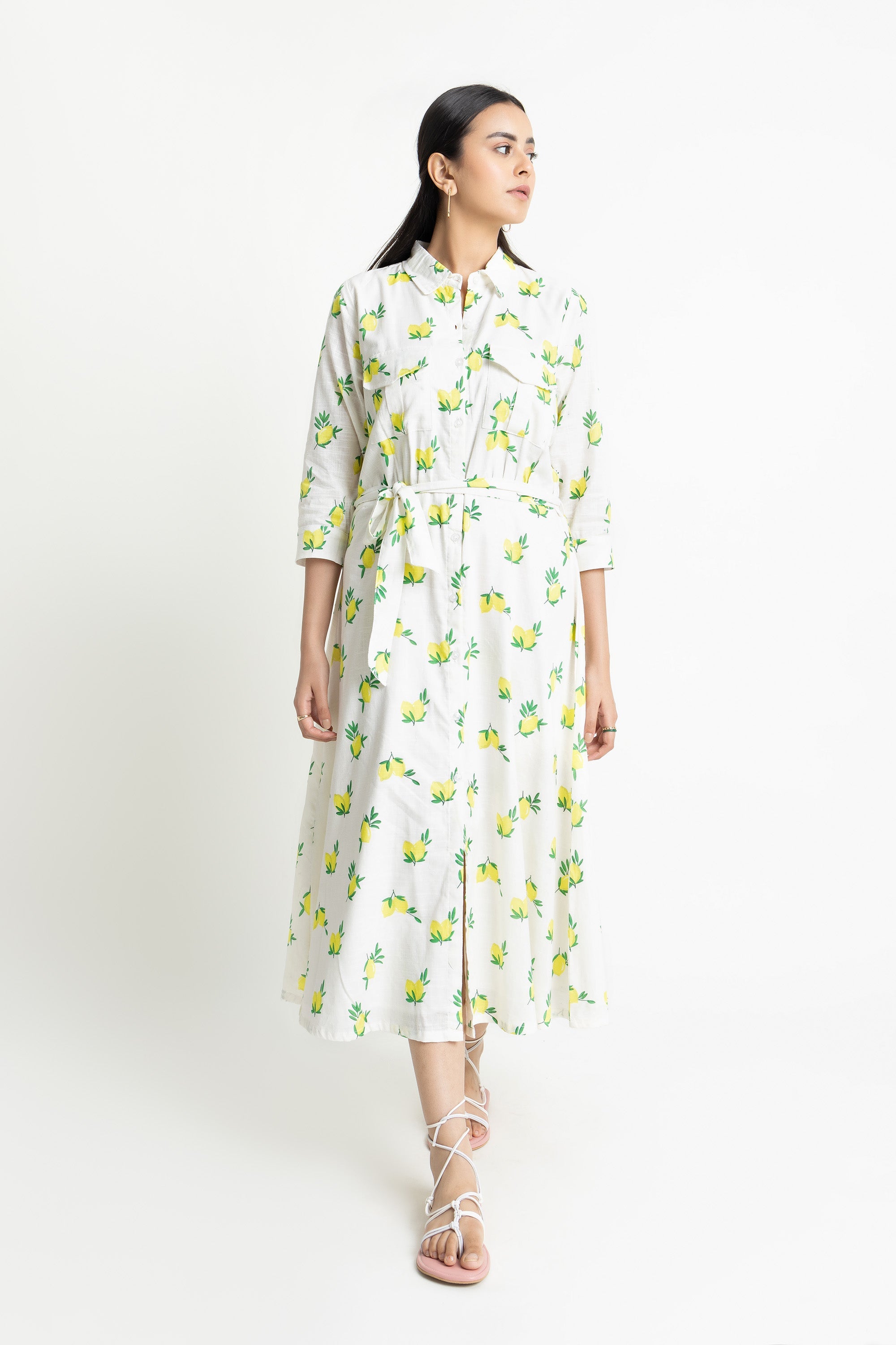 The Lemon Long Dress