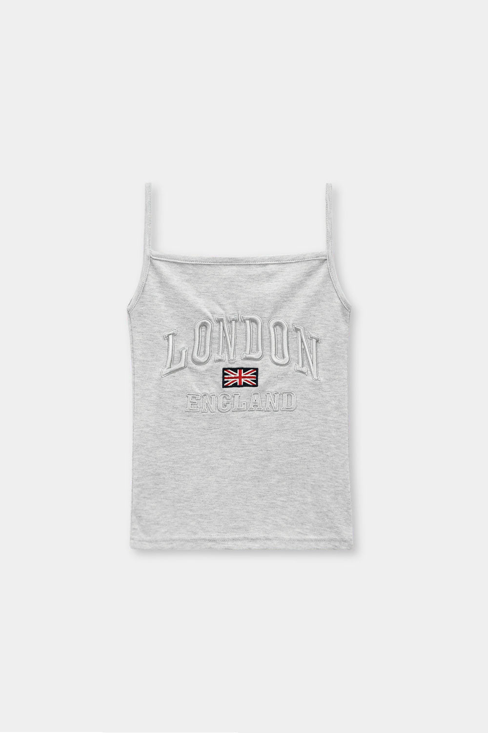 3D London Embroidered Tank Top
