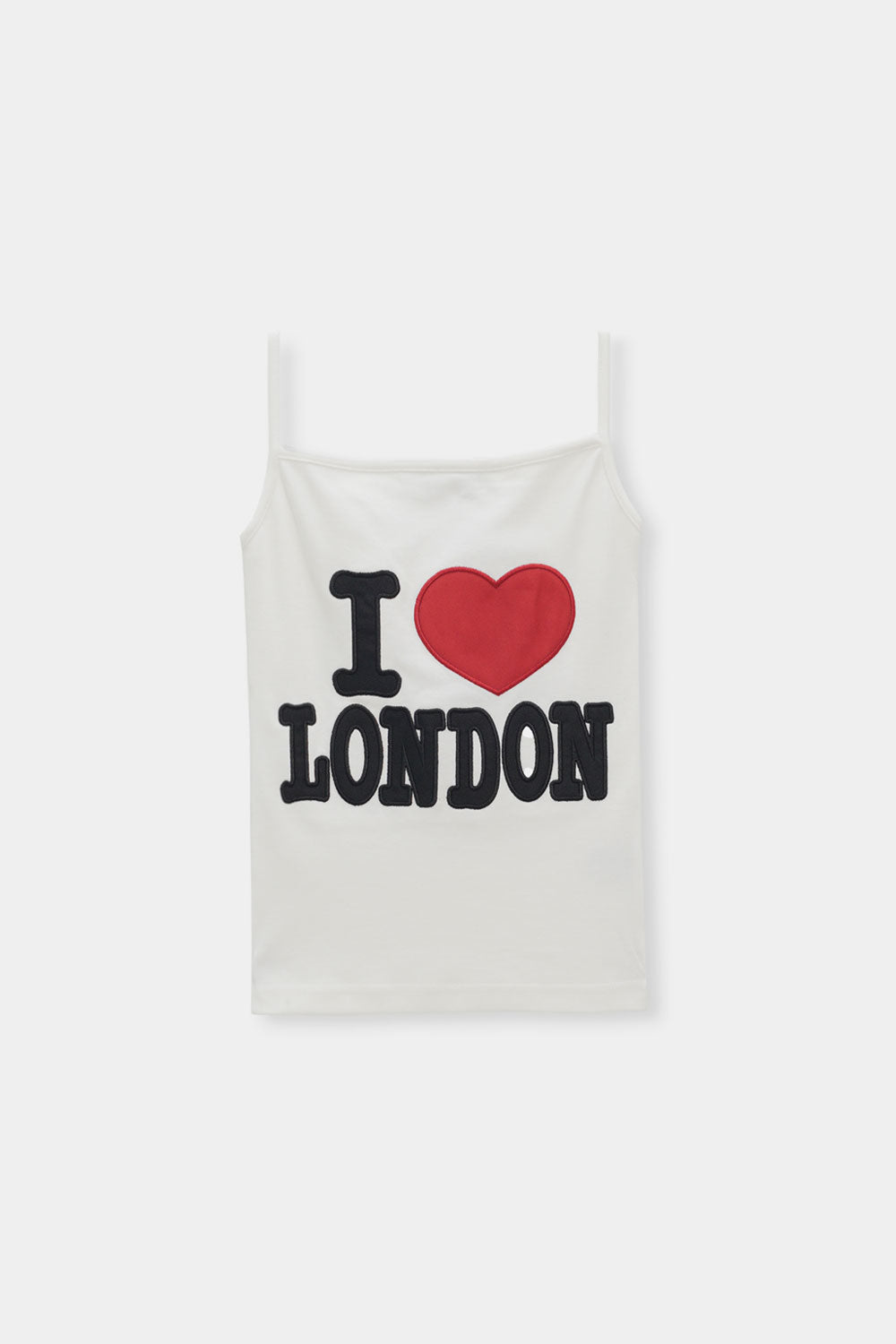 3D London Embroidered Tank Top
