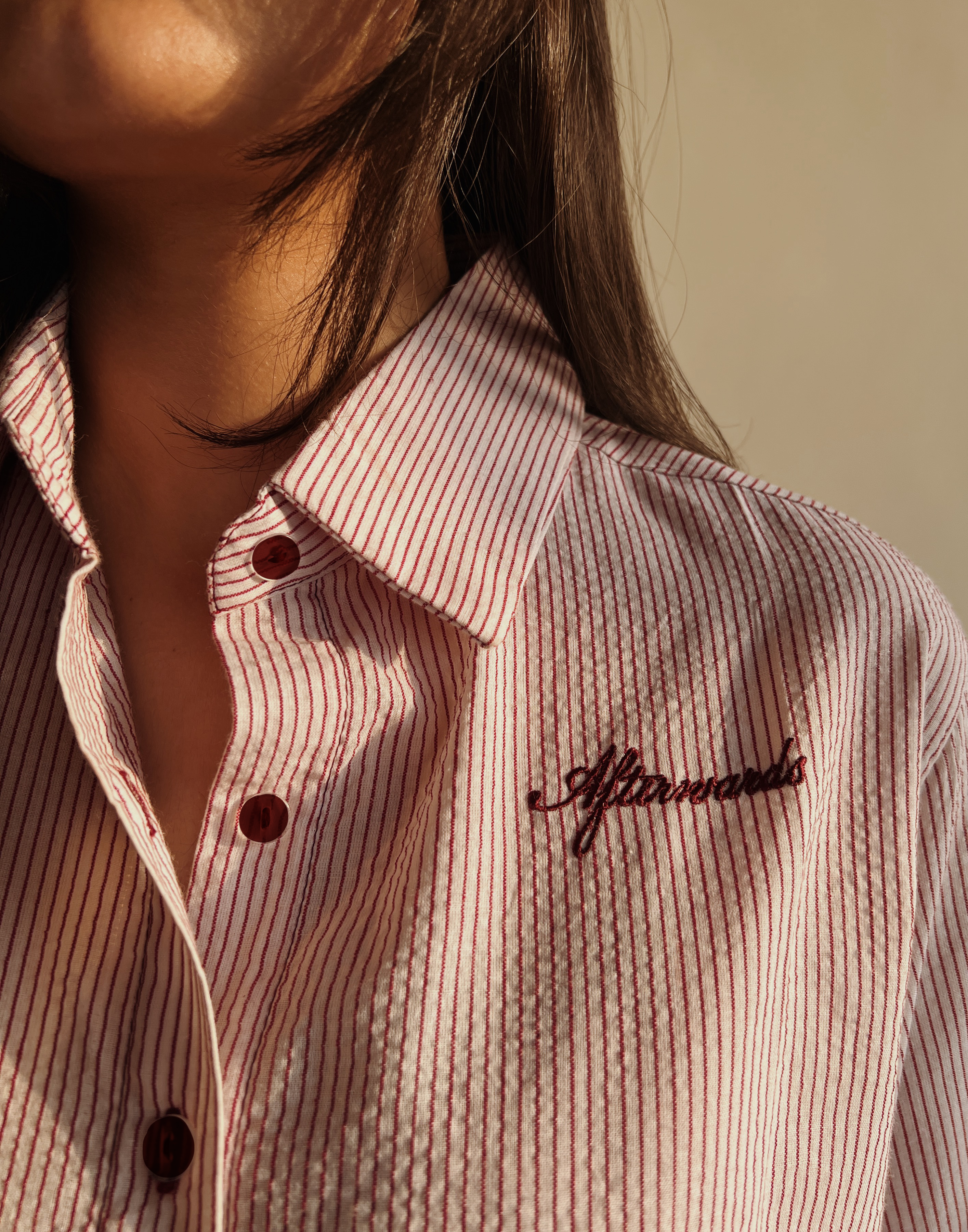 Red Stripes Button-down