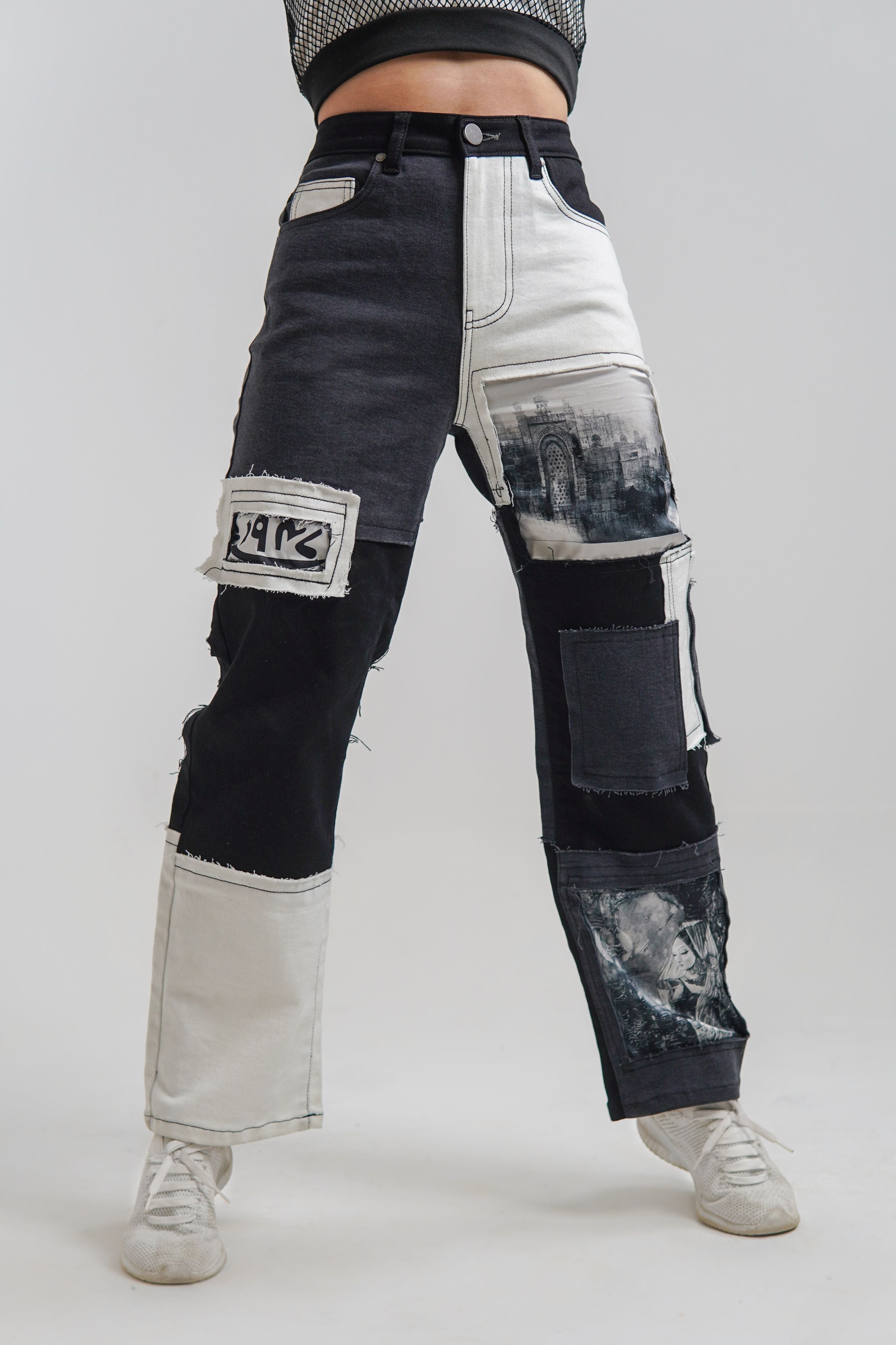 FF Patched Jeans