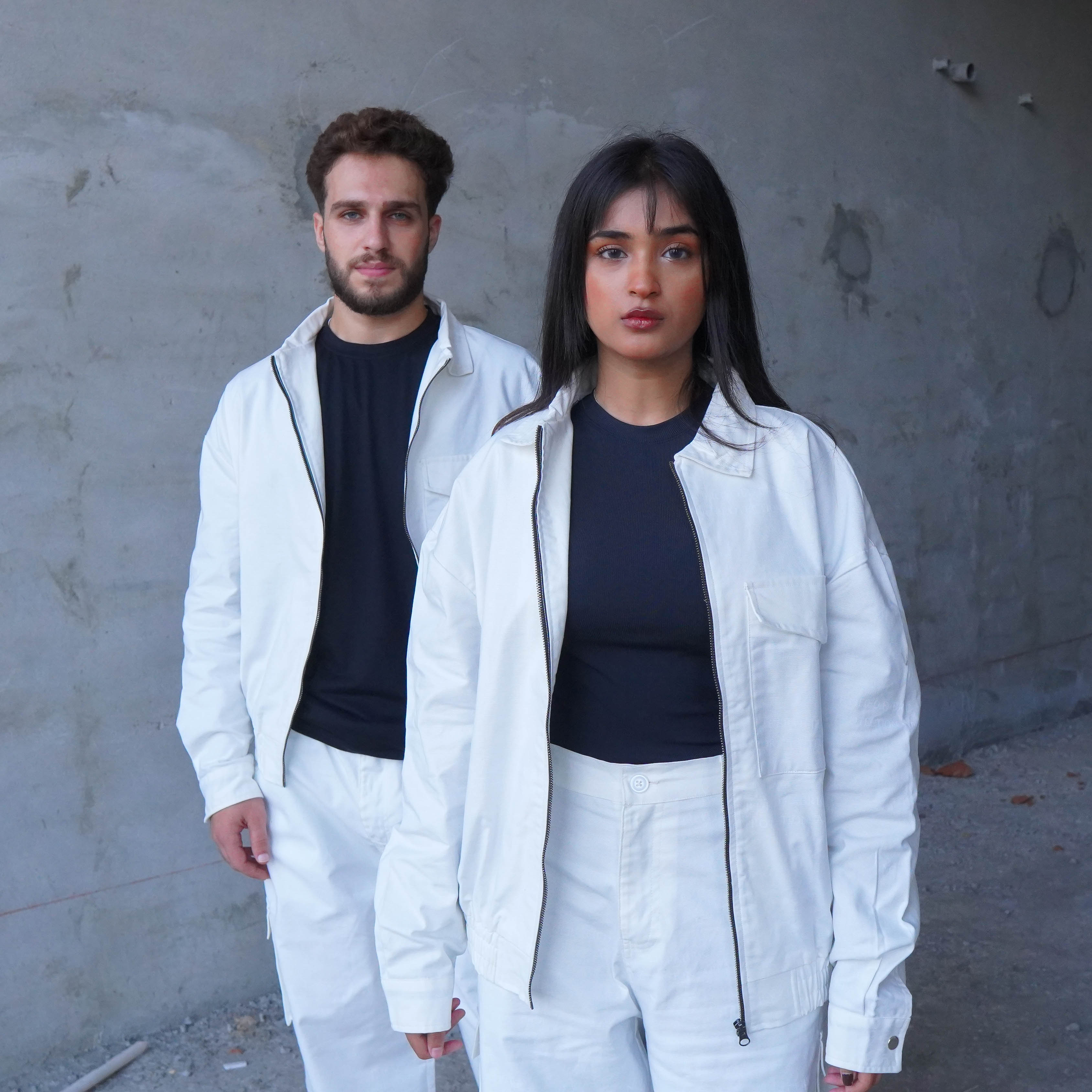 White Twill Cord-Set