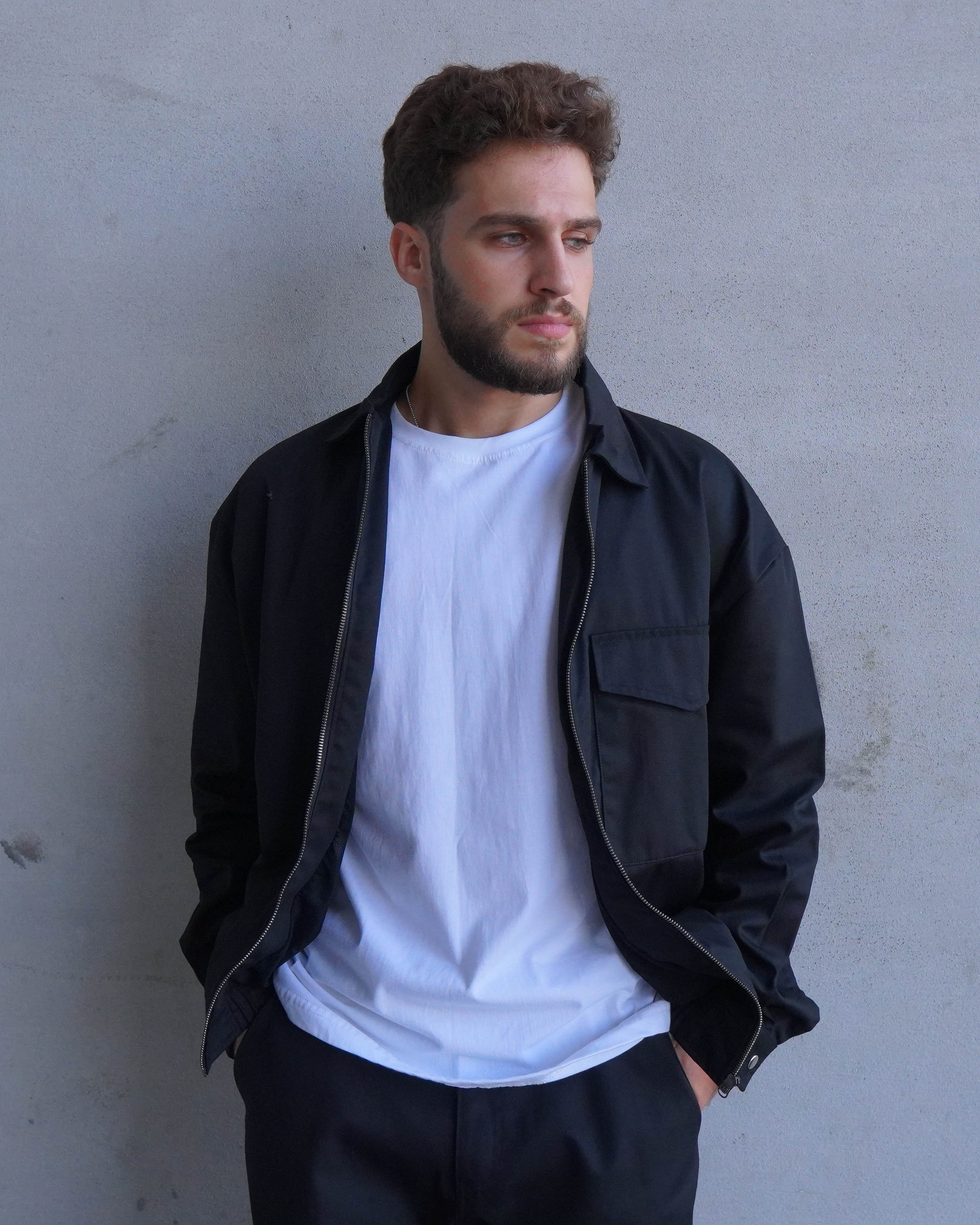 Black Twill Cord-Set