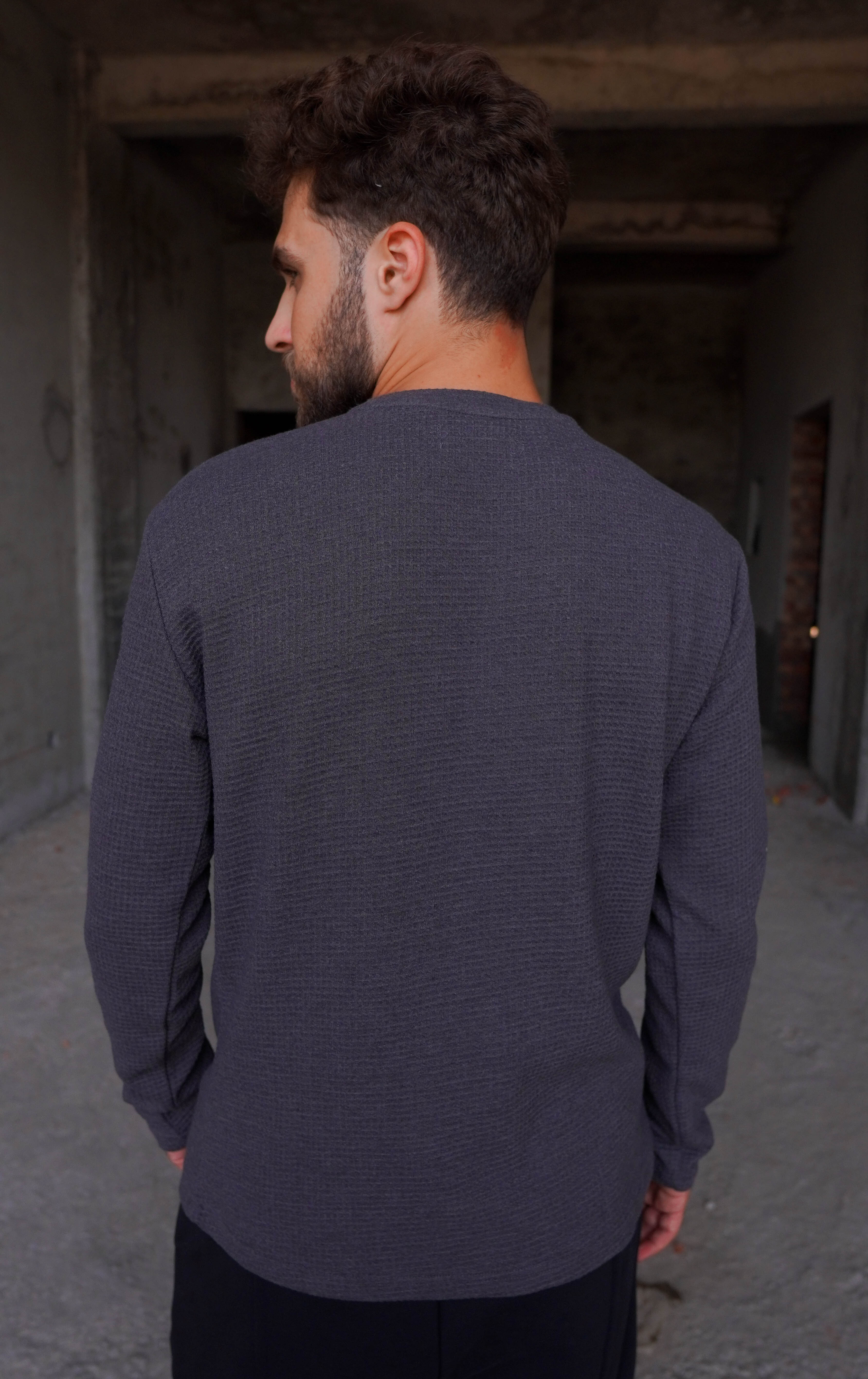 Dark Grey Thermal Shirt