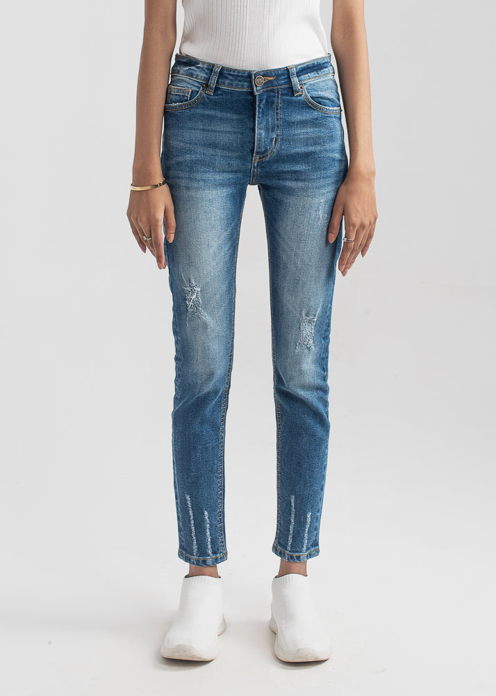 Foxtrot Ripped Skinny Jeans