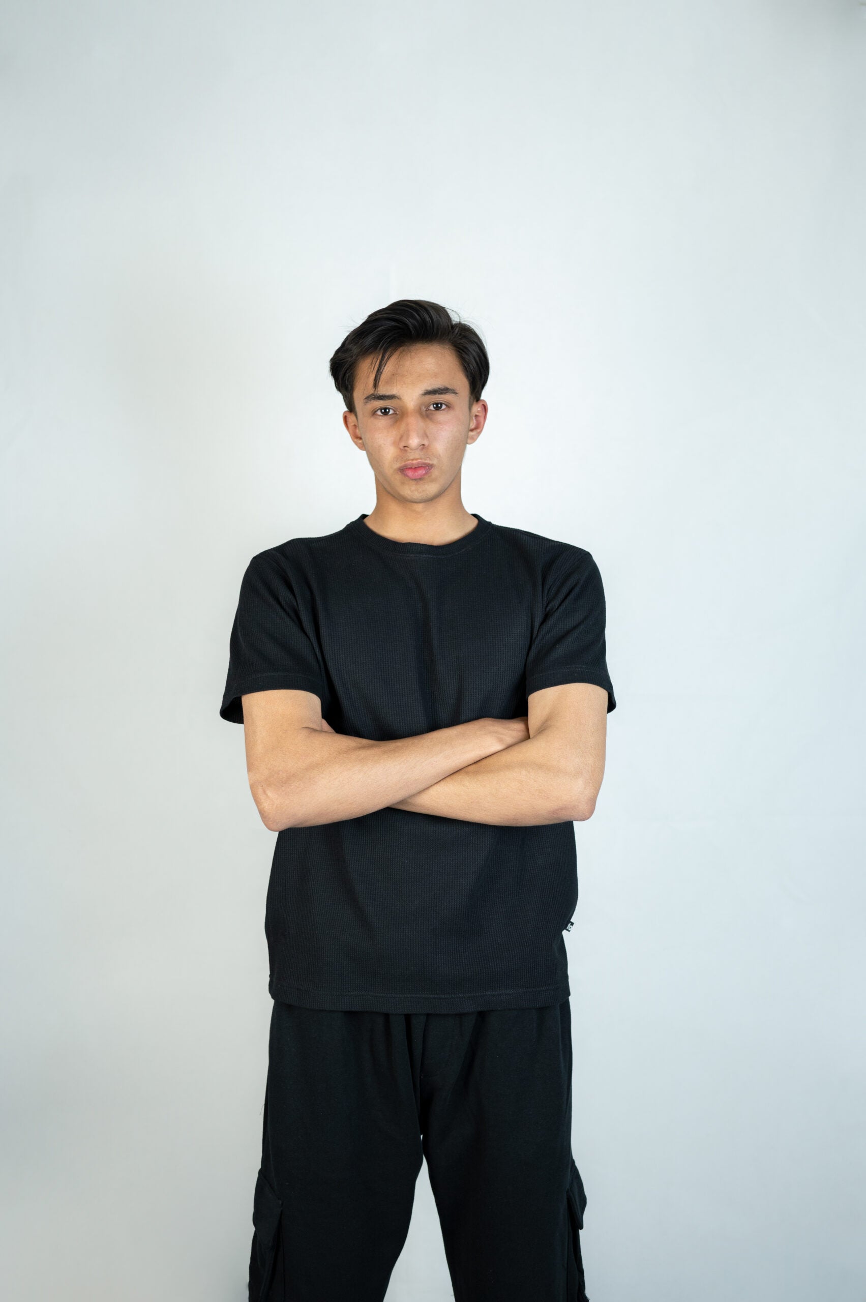 SIYAH – Waffle Knit Relaxed T-Shirt