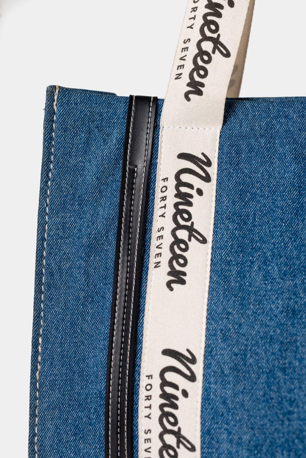 1947 Signature Tote Bag-Blue