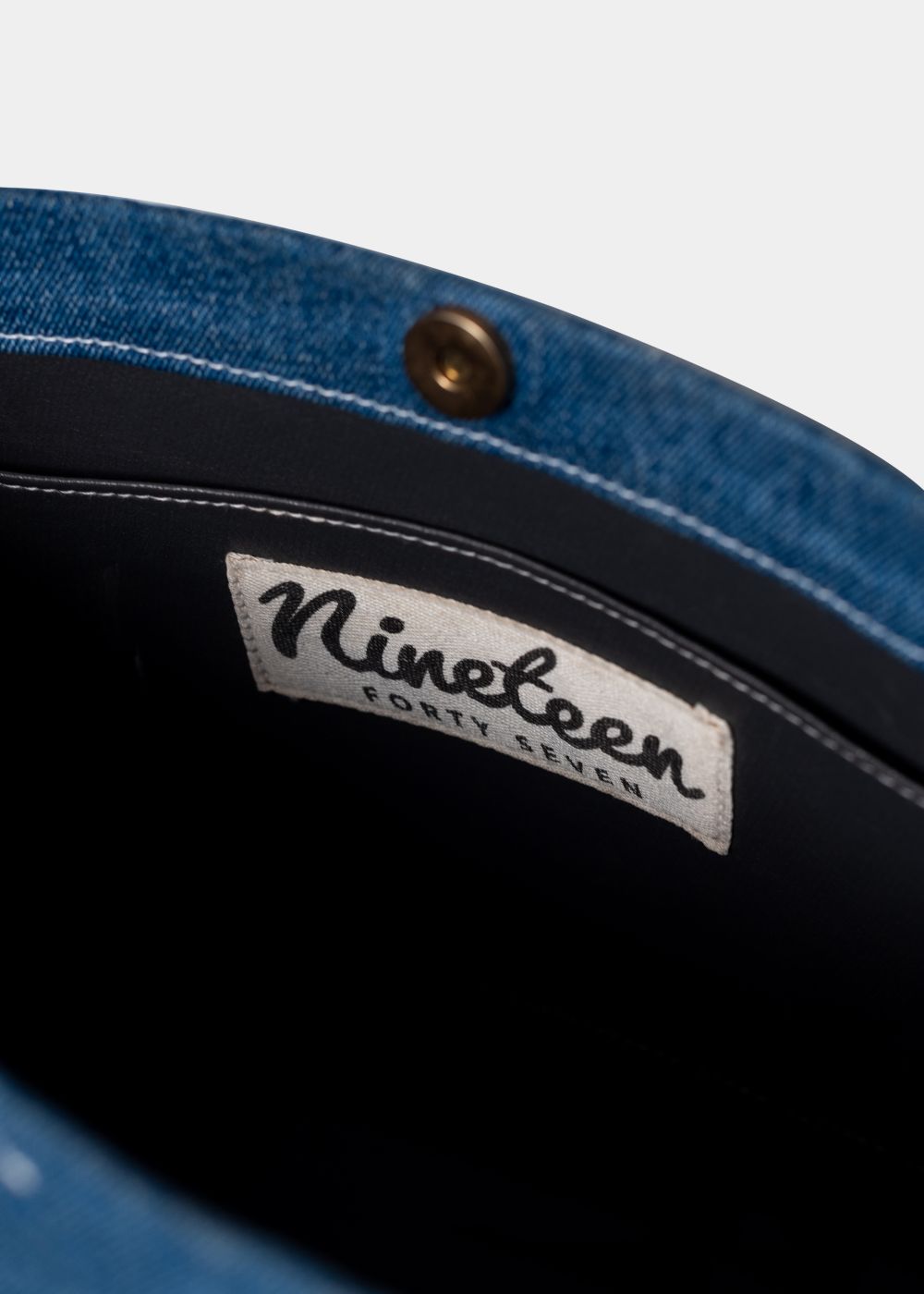 1947 Signature Tote Bag-Blue