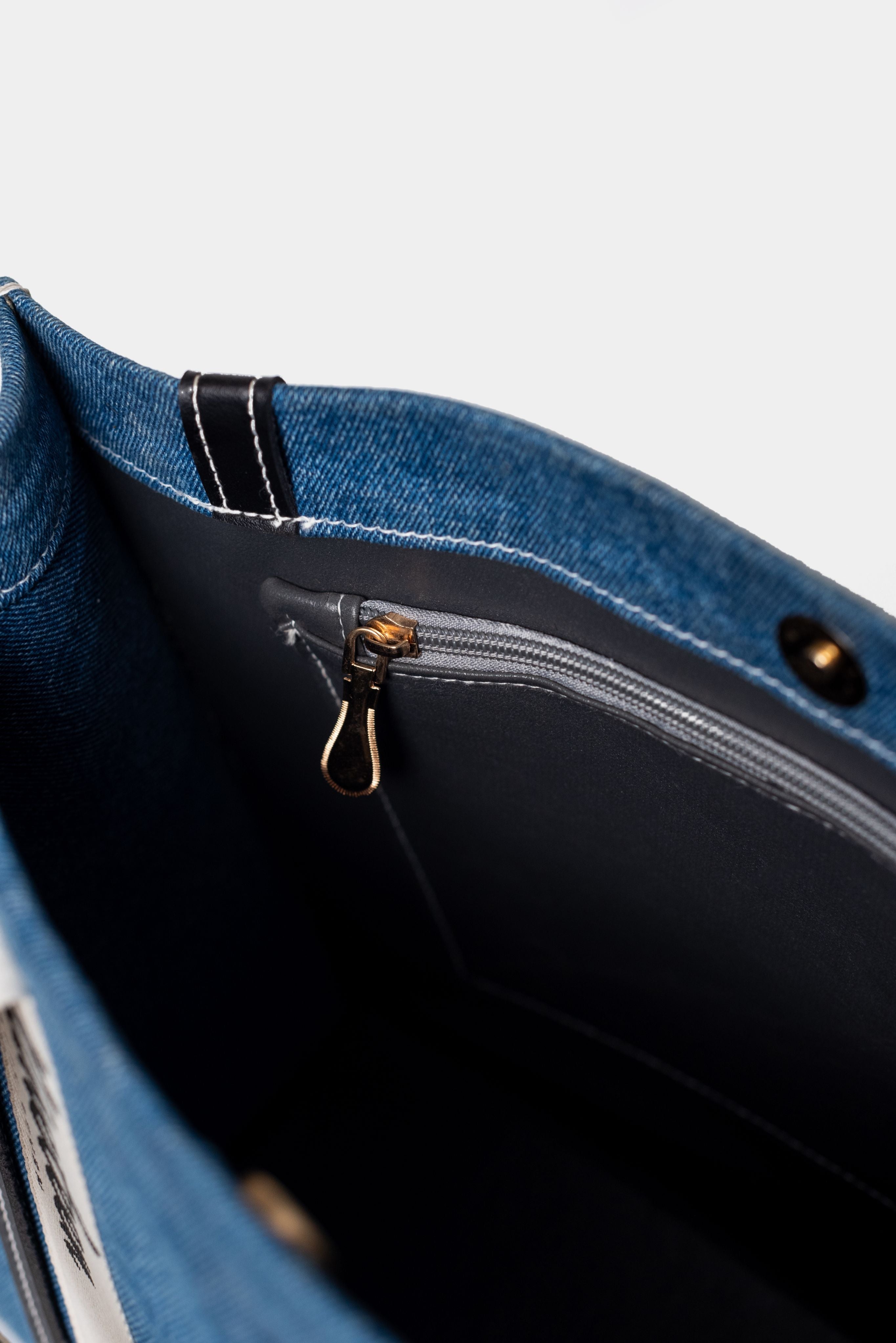 1947 Signature Tote Bag-Blue