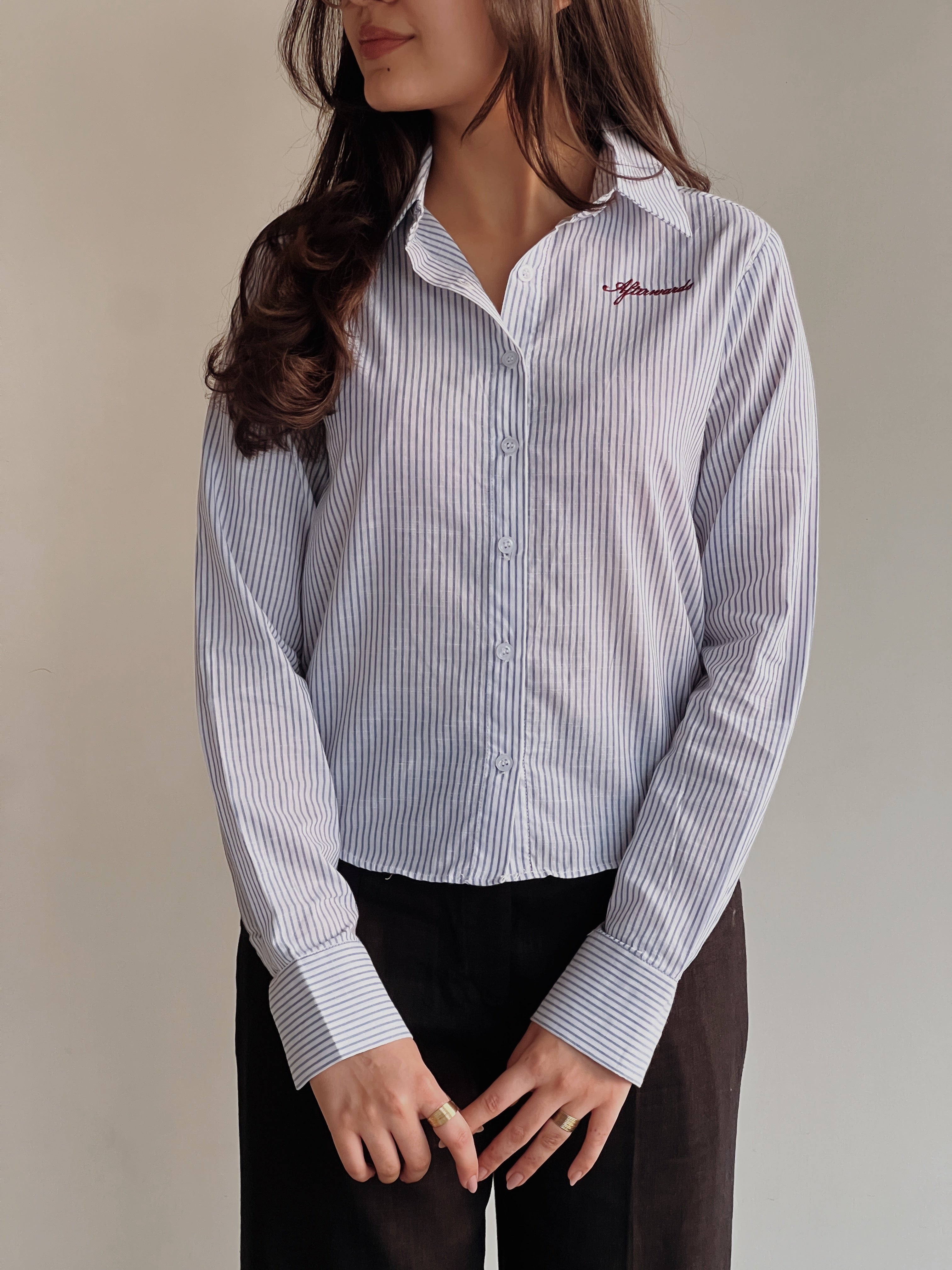 Blue Stripes Button-down