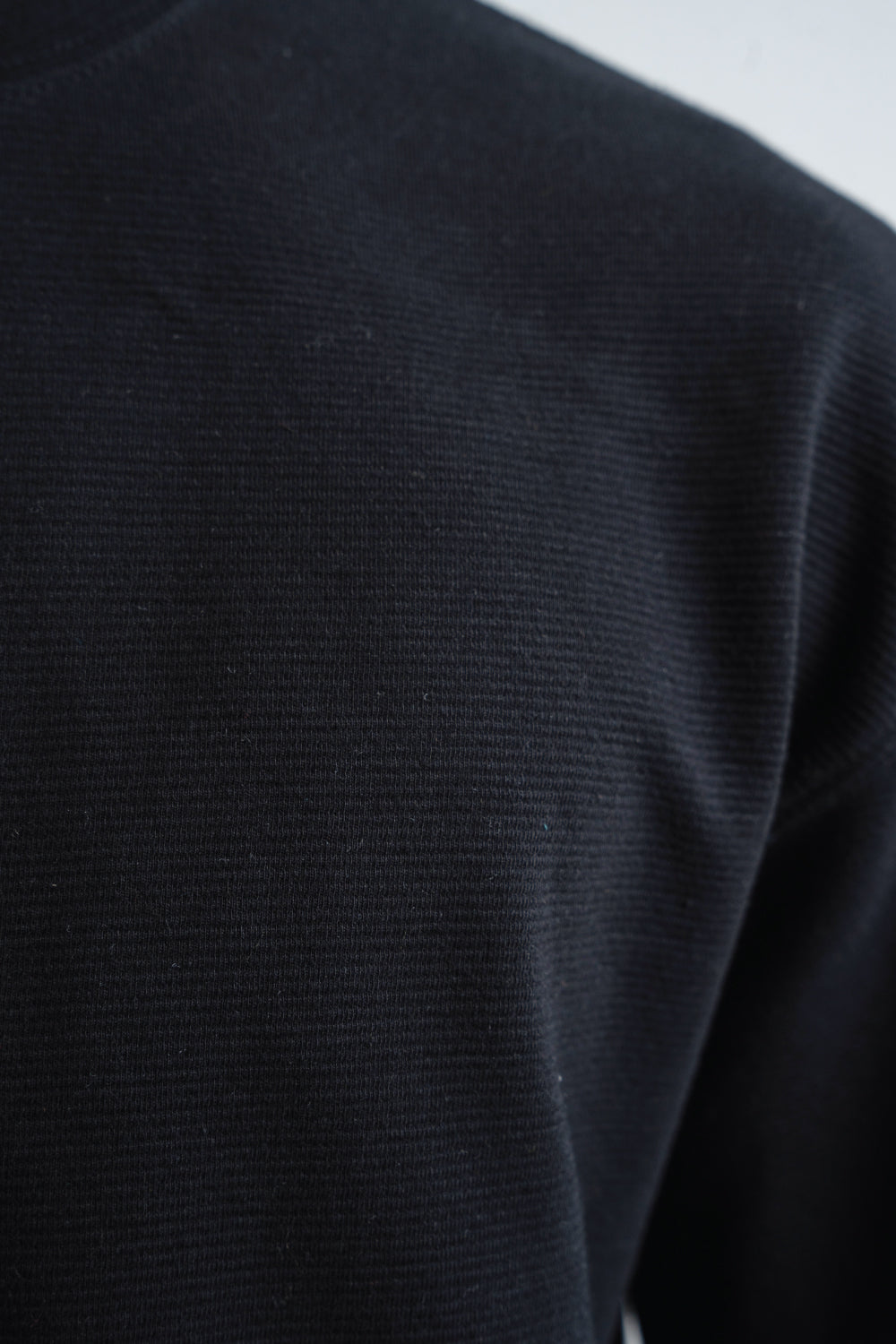 Crew Neck Jacquard T-Shirt