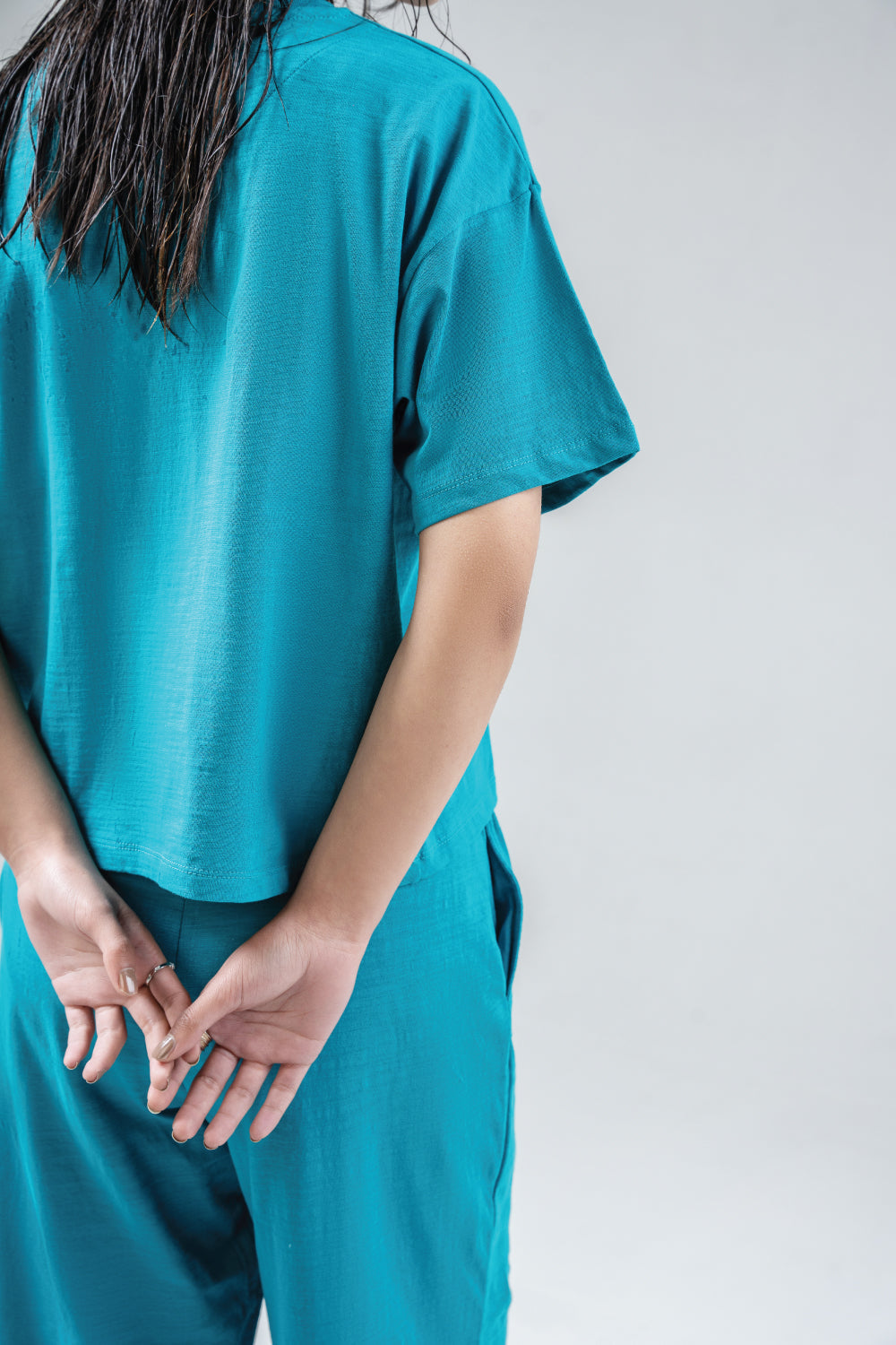 Slub Textured Graphic T-Shirt