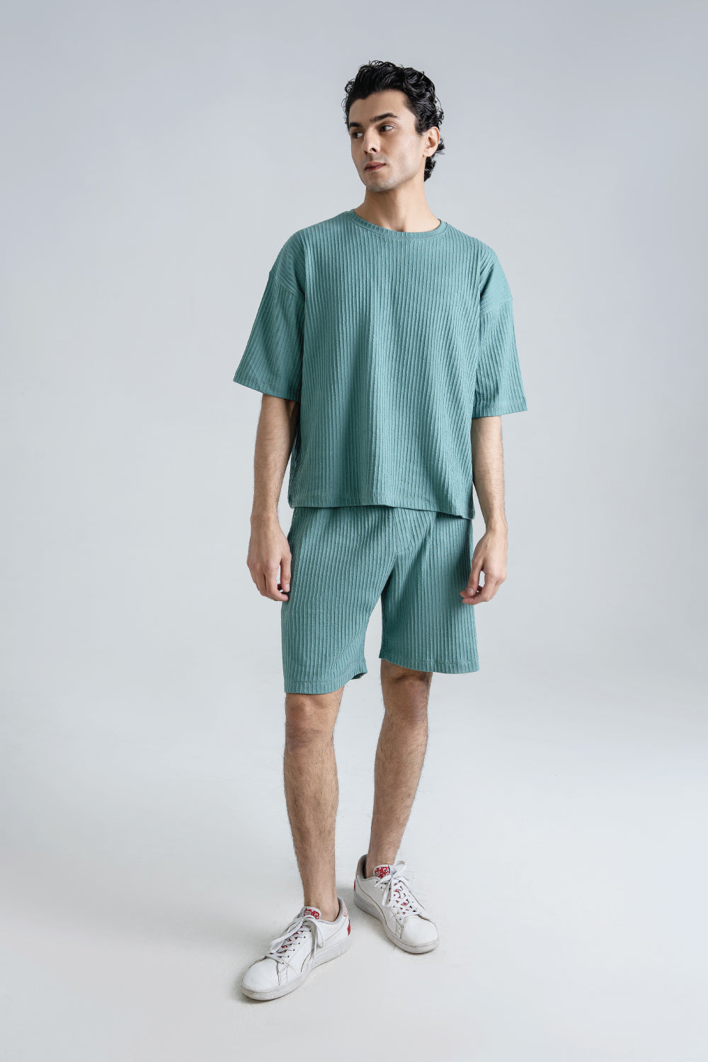 Jacquard Box Fit T-Shirt