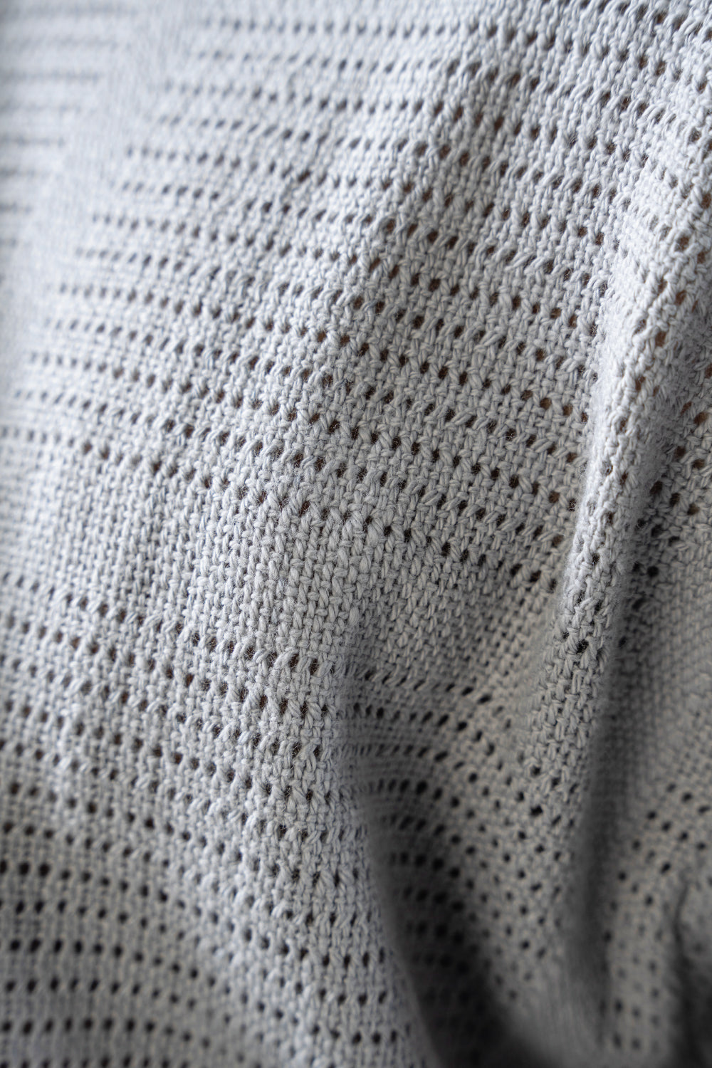 Cotton Cellular Fabric Shirt