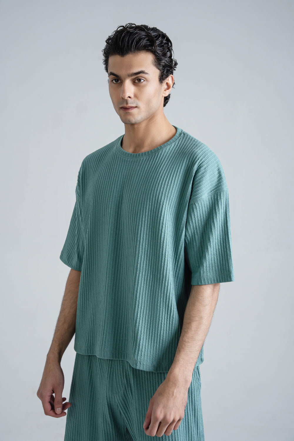 Jacquard Box Fit T-Shirt