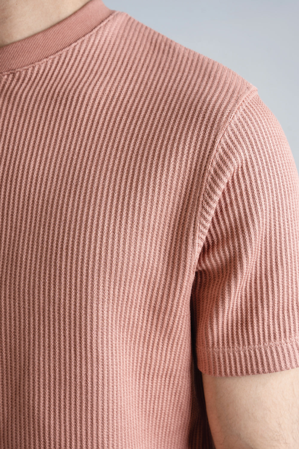 Premium Jacquard Henley T-Shirt