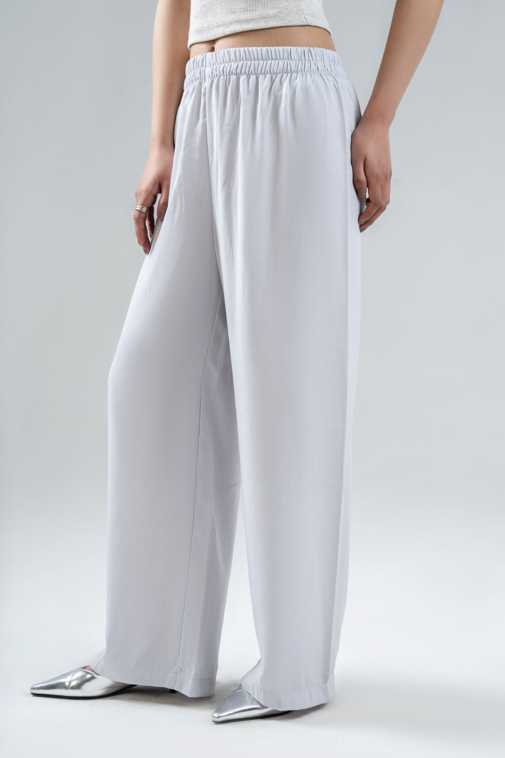 Woven Wide Leg Trouser