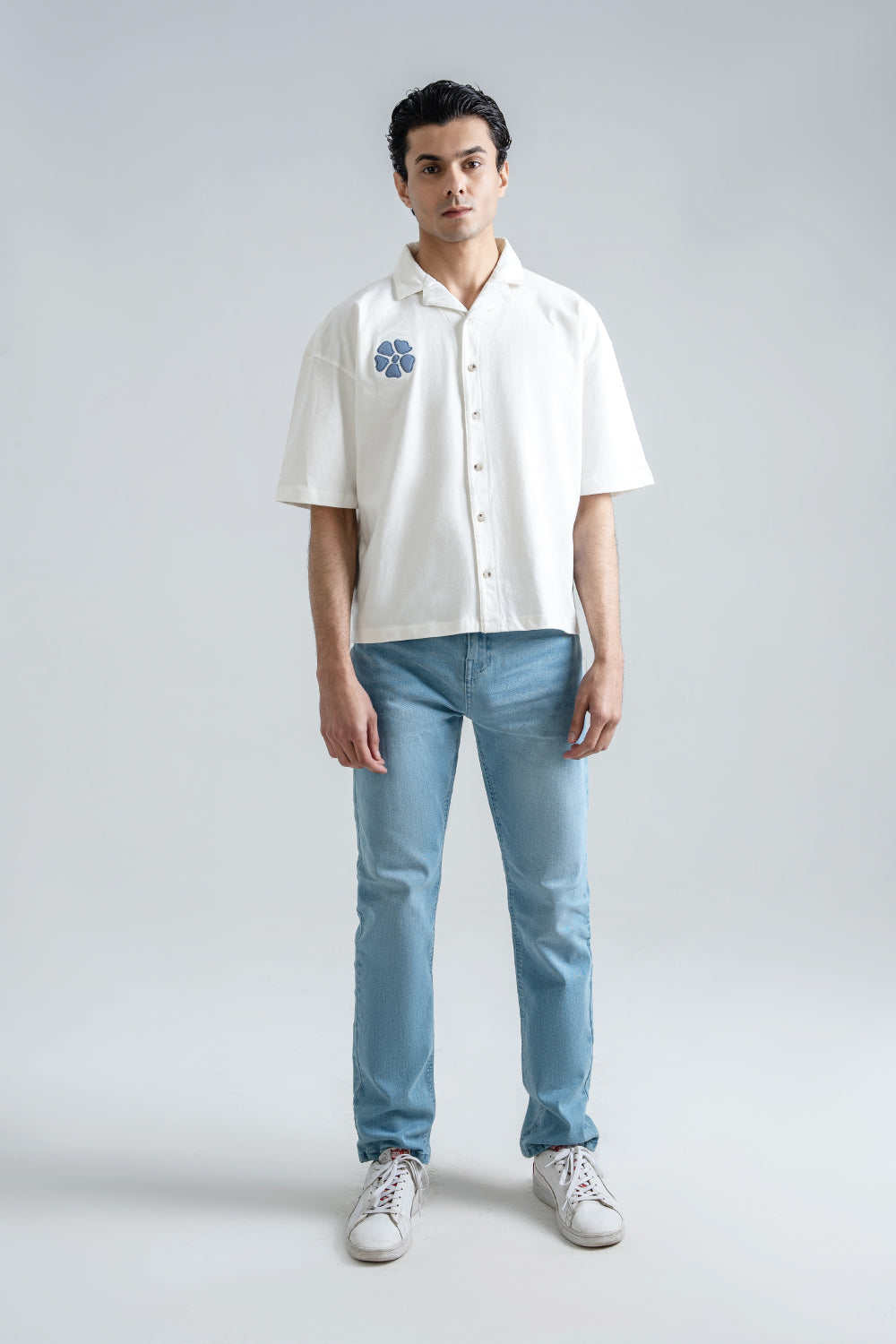 Button Down Box Fit Shirt